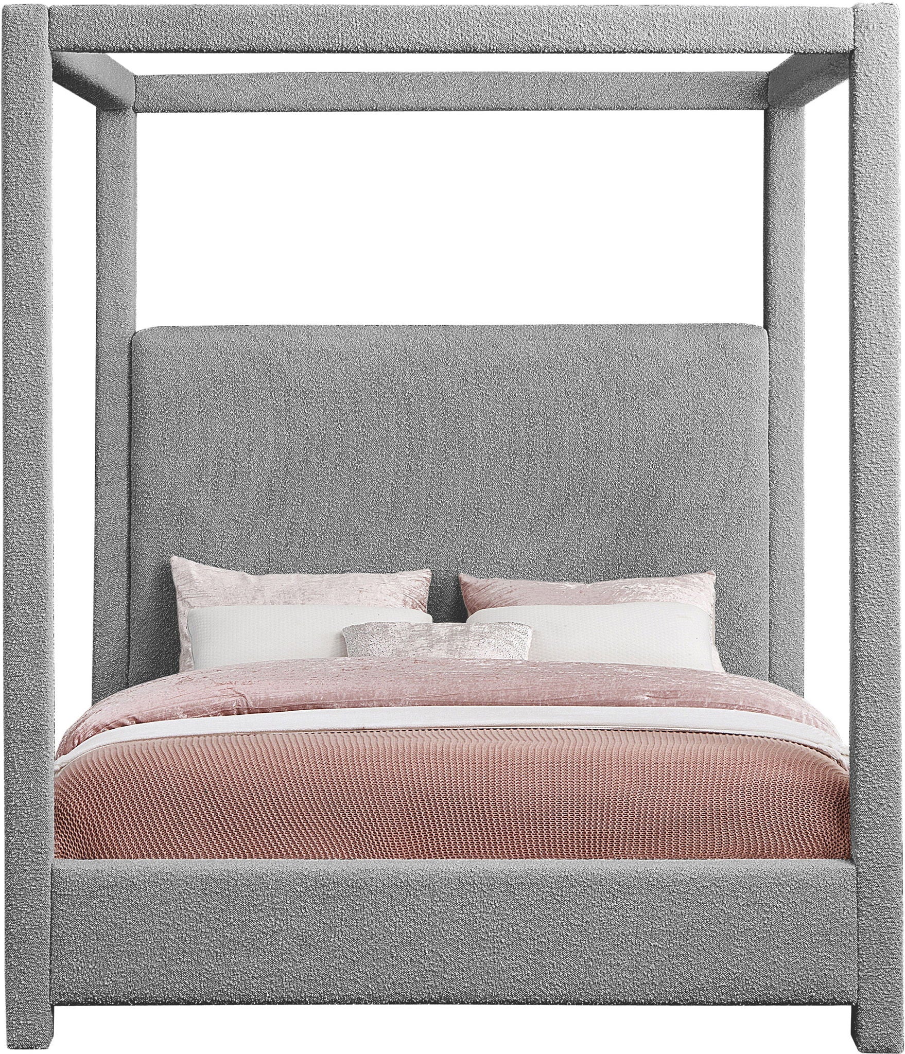 Eden - Boucle Fabric Upholstered Bed - Urban Living Furniture (Los Angeles, CA)