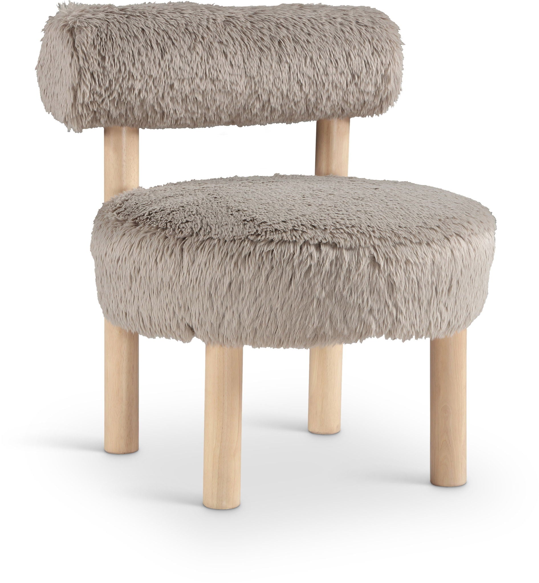 Ambre - Shearling Fabric Accent Chair - Urban Living Furniture (Los Angeles, CA)