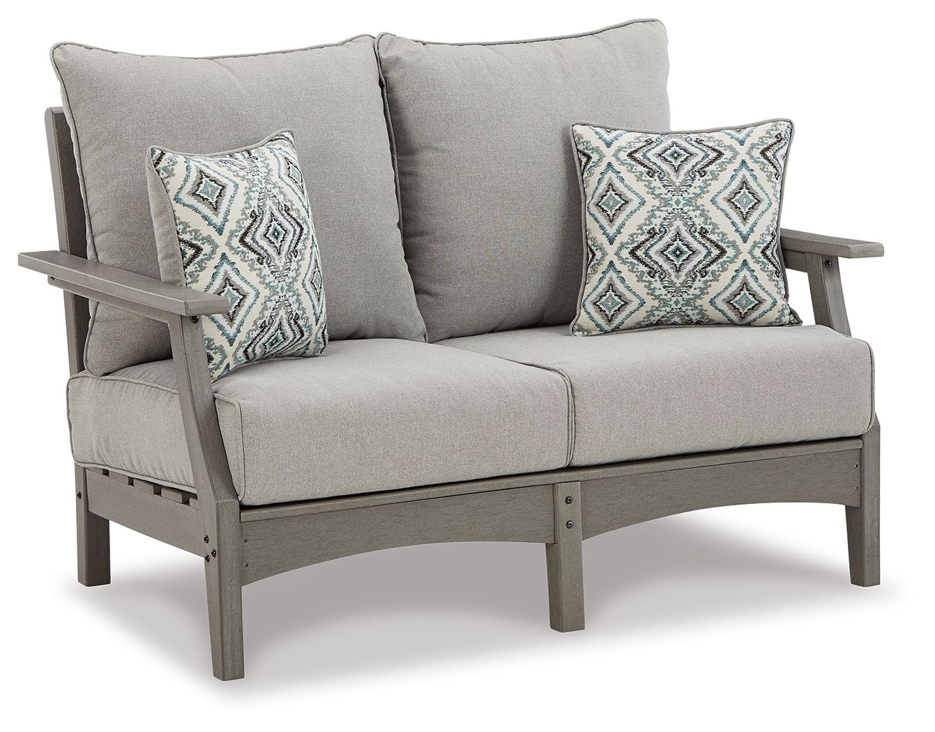 Visola - Loveseat w/Cushion - Gray - Urban Living Furniture (Los Angeles, CA)