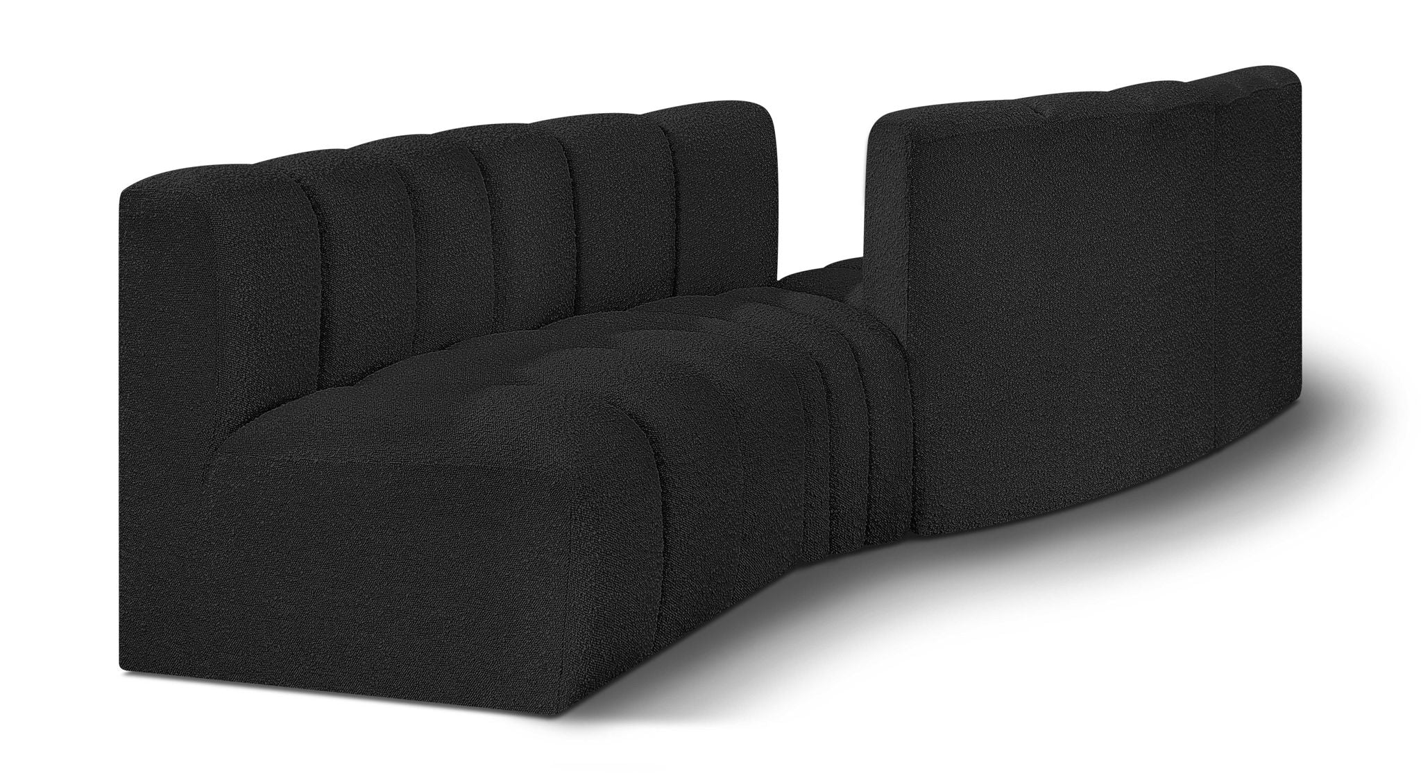 Arc - Boucle Fabric 4 Piece Sofa - Urban Living Furniture (Los Angeles, CA)
