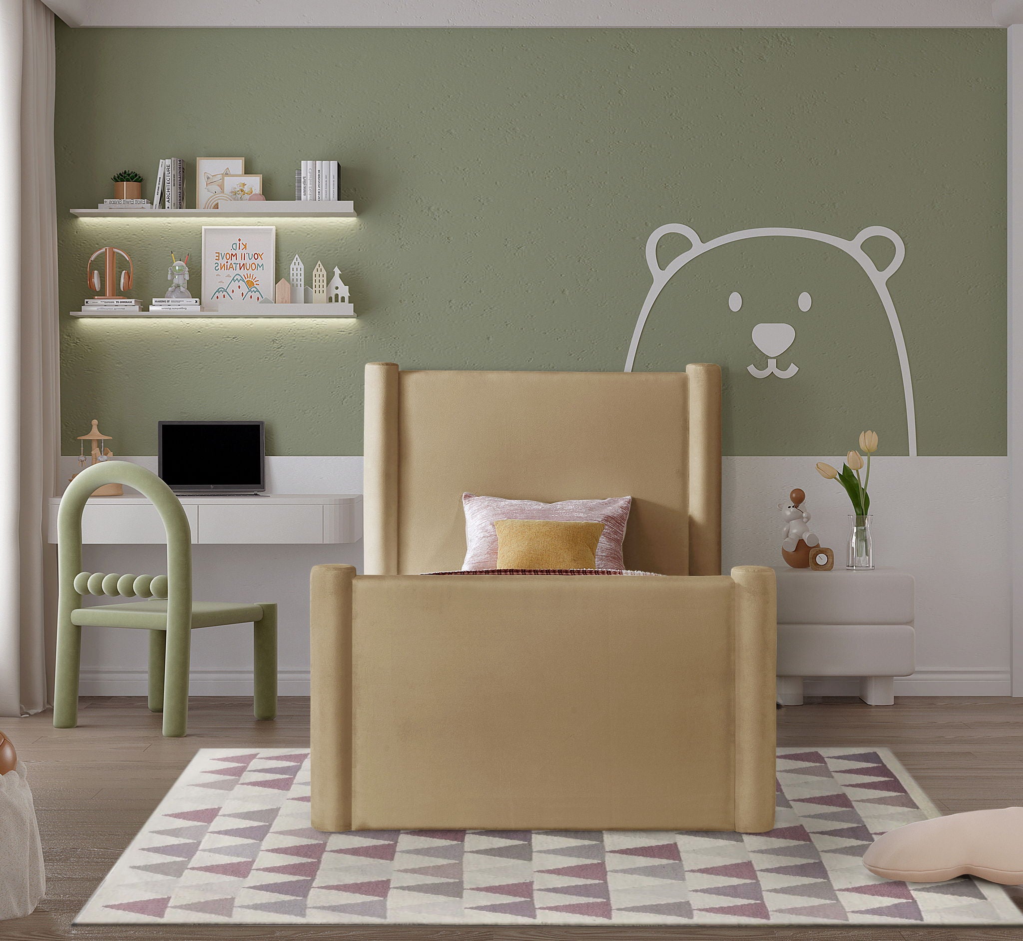 Elias - Velvet Bed - Urban Living Furniture (Los Angeles, CA)