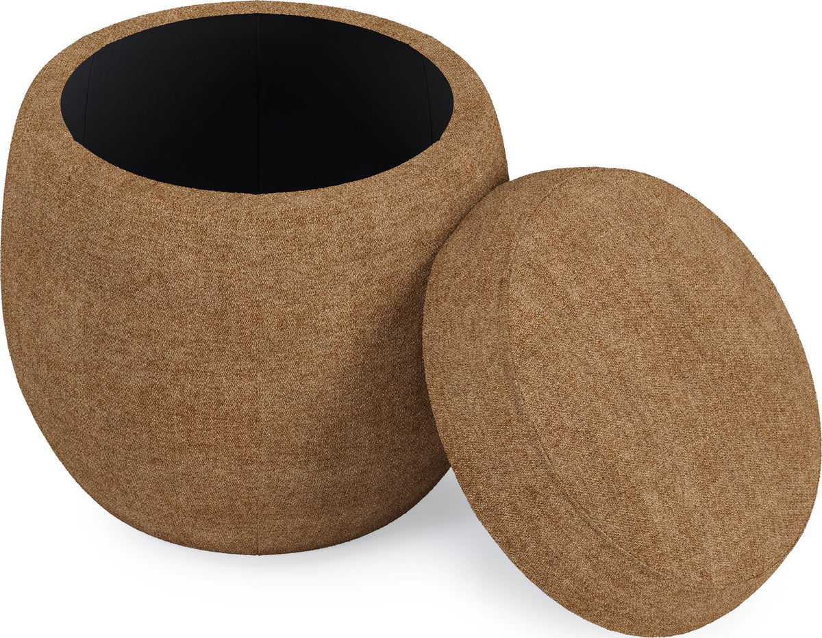 Fam Flex - Upholstered Ottoman - Porcini Chenille