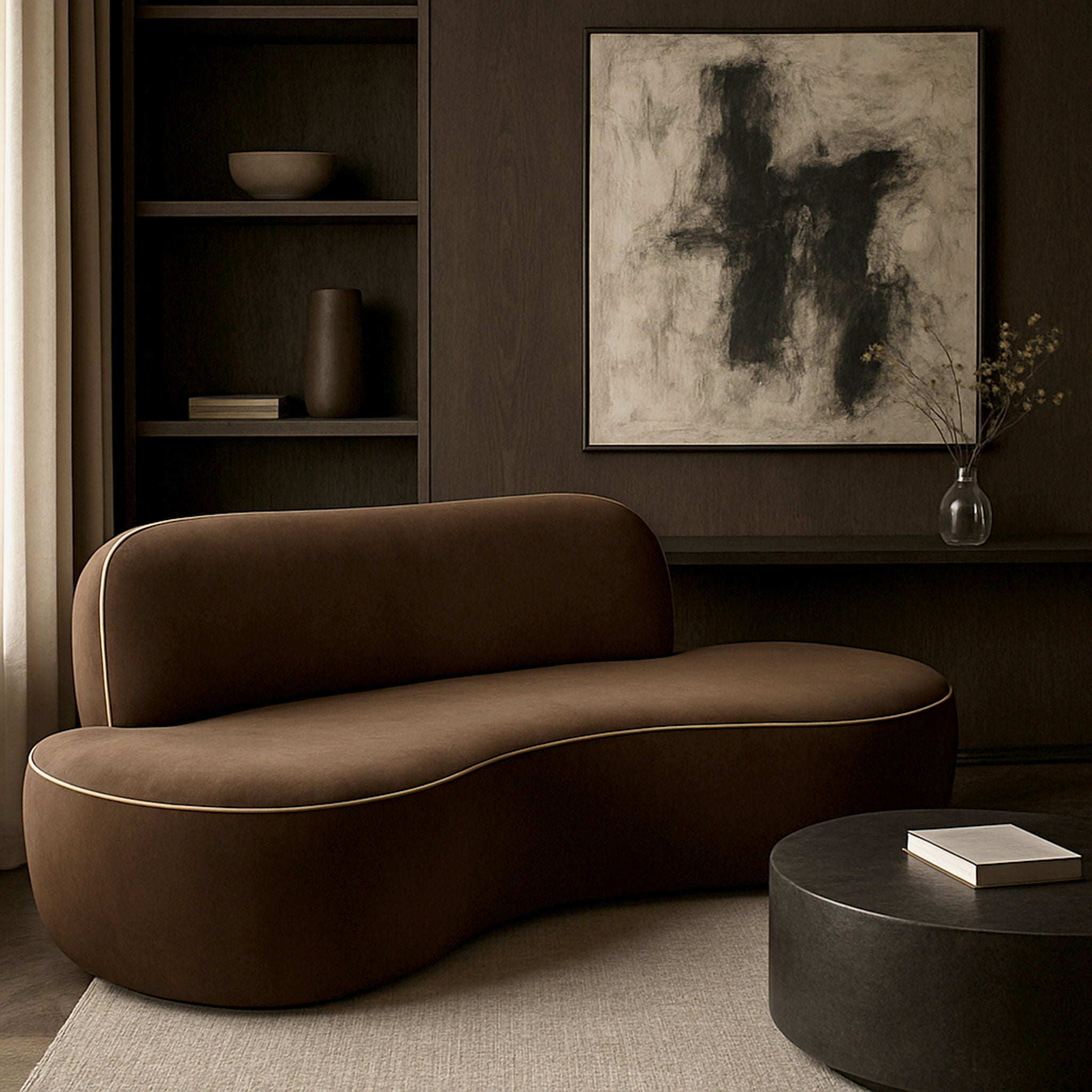 Swerve - Velvet 77" Upholstered Loveseat - Urban Living Furniture (Los Angeles, CA)