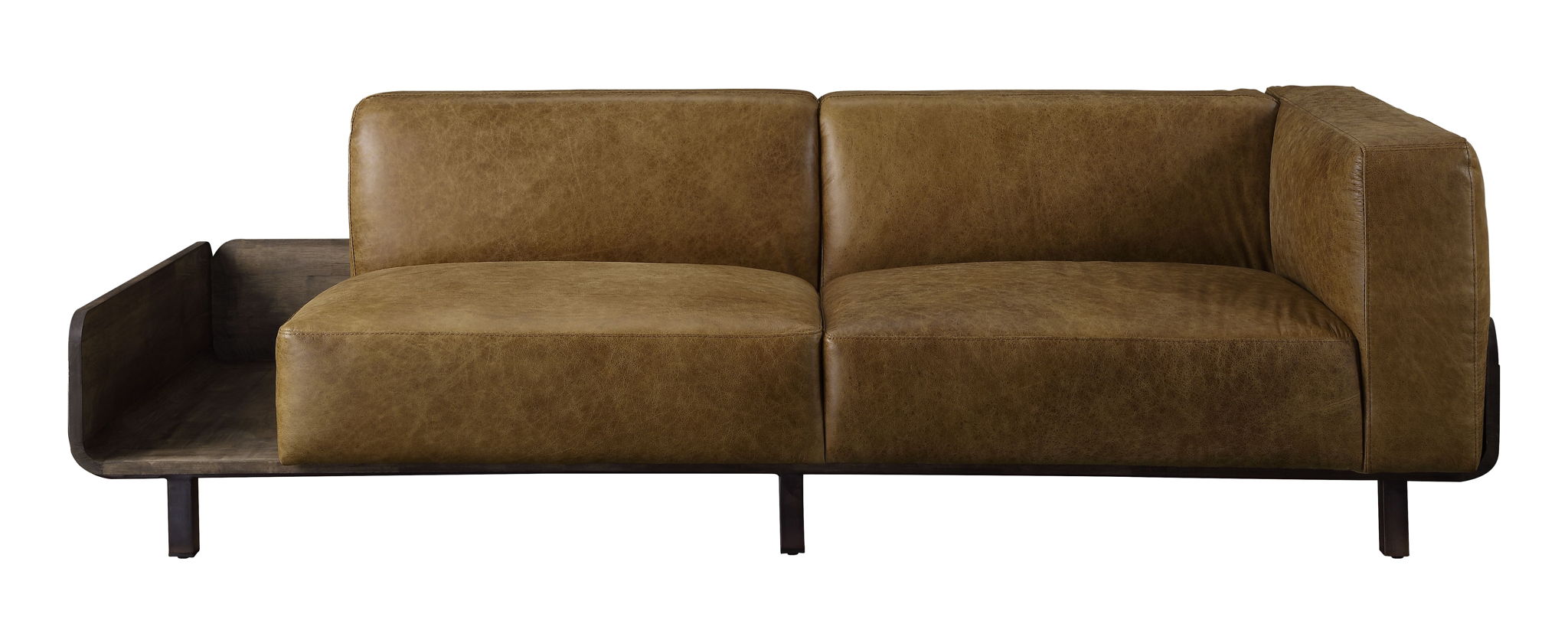 Blanca - Sofa - Chestnut Top Grain Leather & Rustic Oak - Urban Living Furniture (Los Angeles, CA)