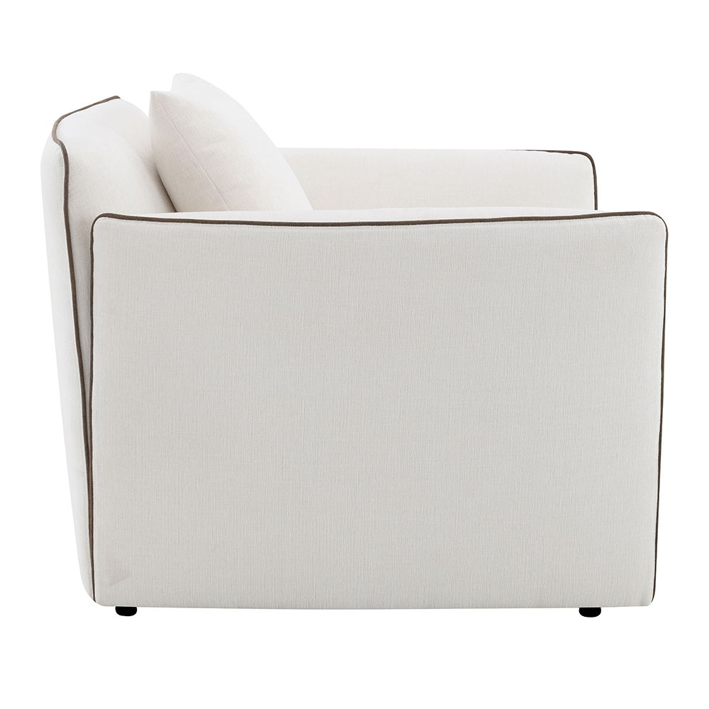 Yolanda - Chair With Pillow - Beige Chenille - Urban Living Furniture (Los Angeles, CA)