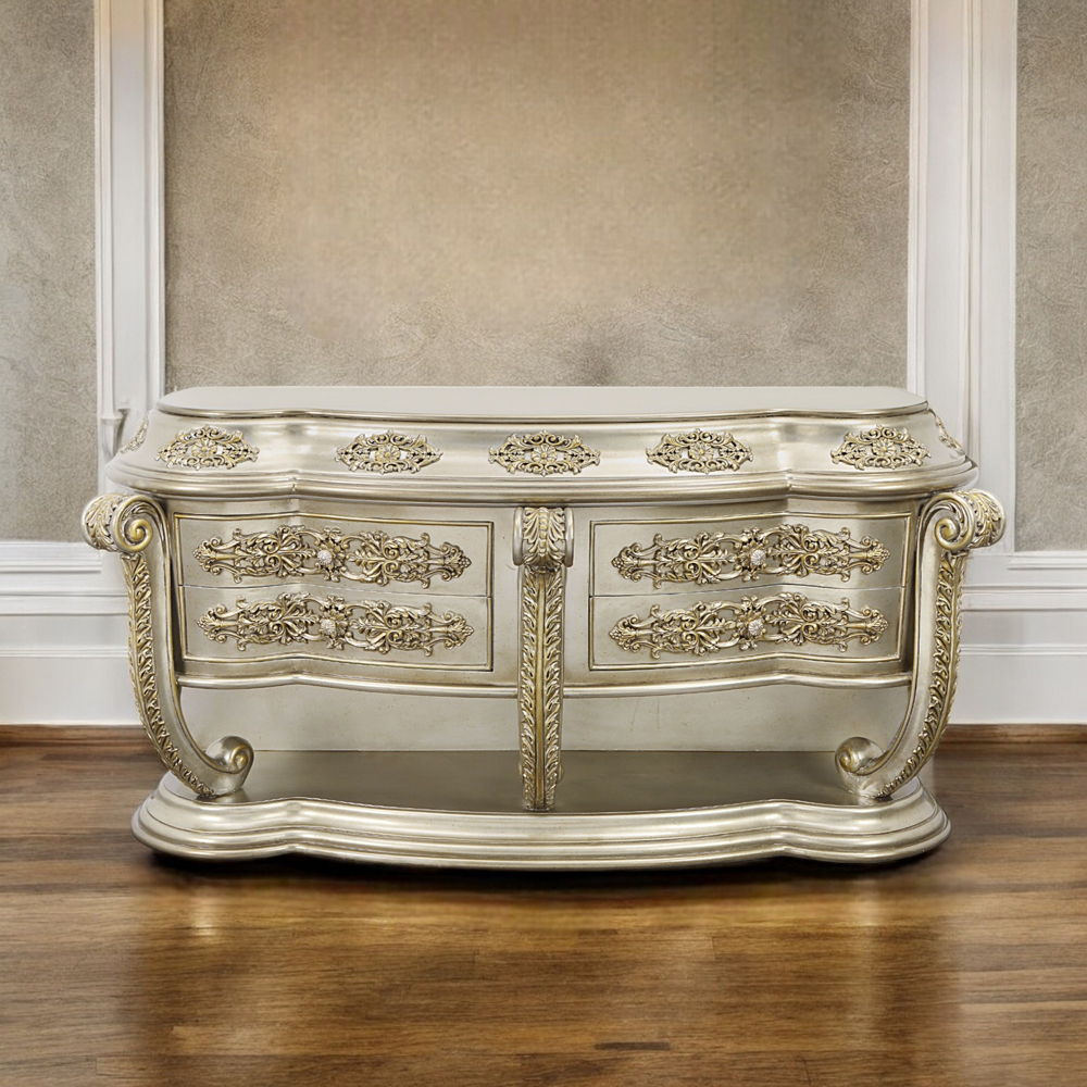 Danae - Server - Champagne & Gold - Urban Living Furniture (Los Angeles, CA)