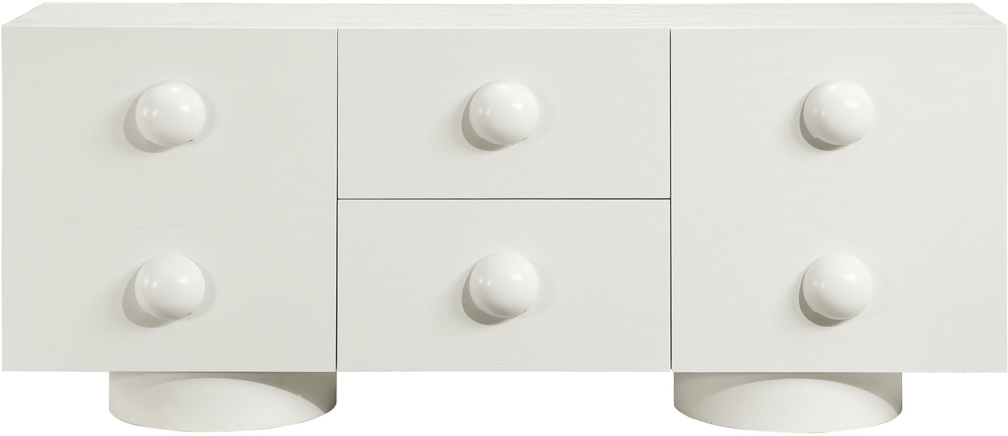 Bubble - Rubberwood with Oak Veneer Sideboard / Buffet - Urban Living Furniture (Los Angeles, CA)