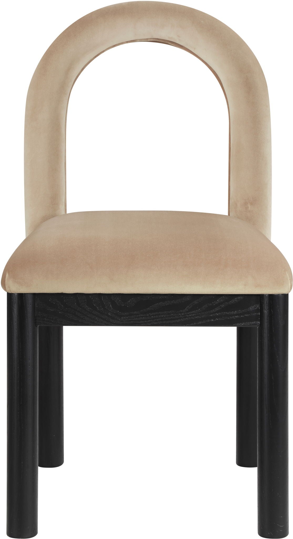Conrad - Velvet Dining Chair With Black Legs - Urban Living Furniture (Los Angeles, CA)