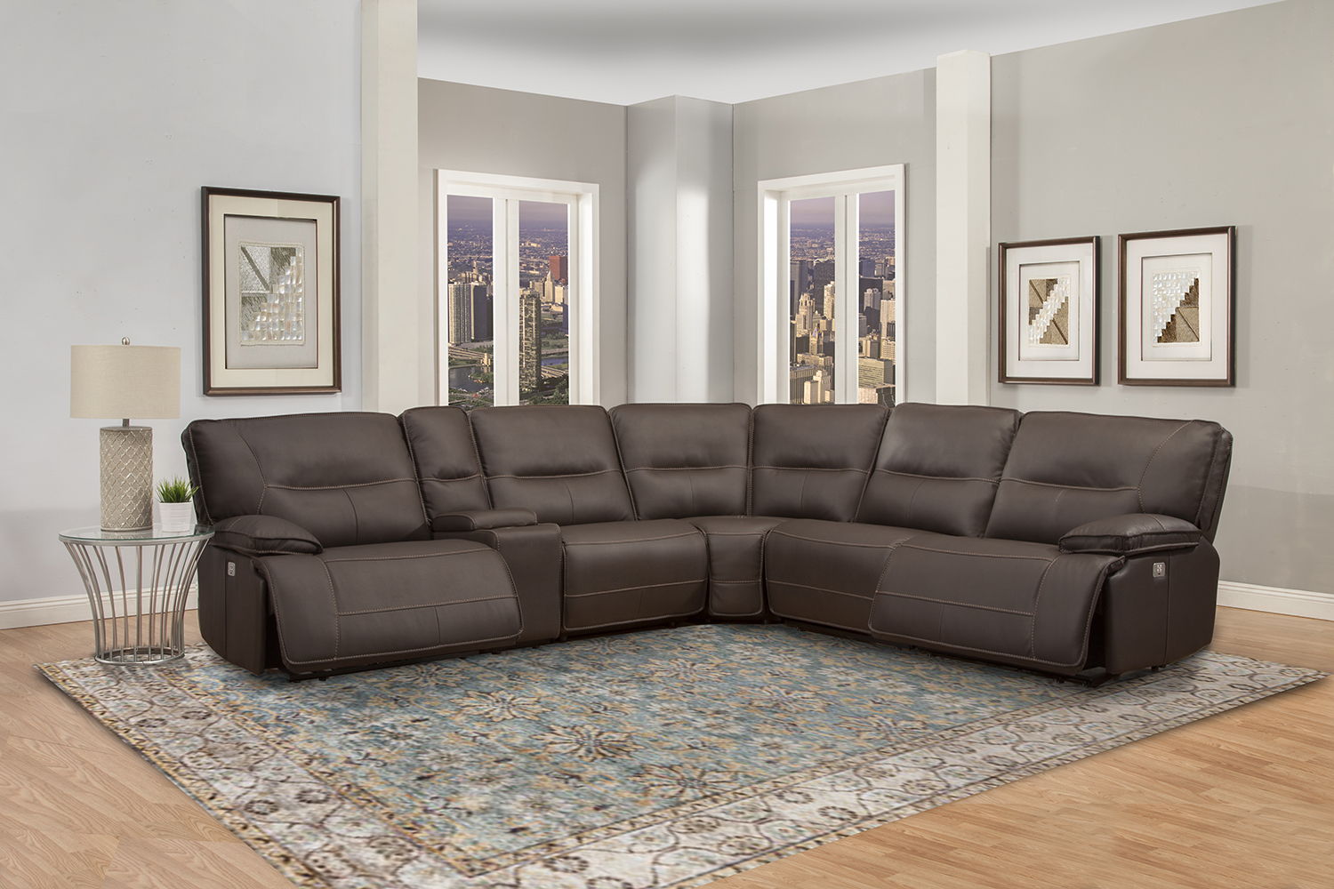 Spartacus - Power Reclining Sectional - Urban Living Furniture (Los Angeles, CA)