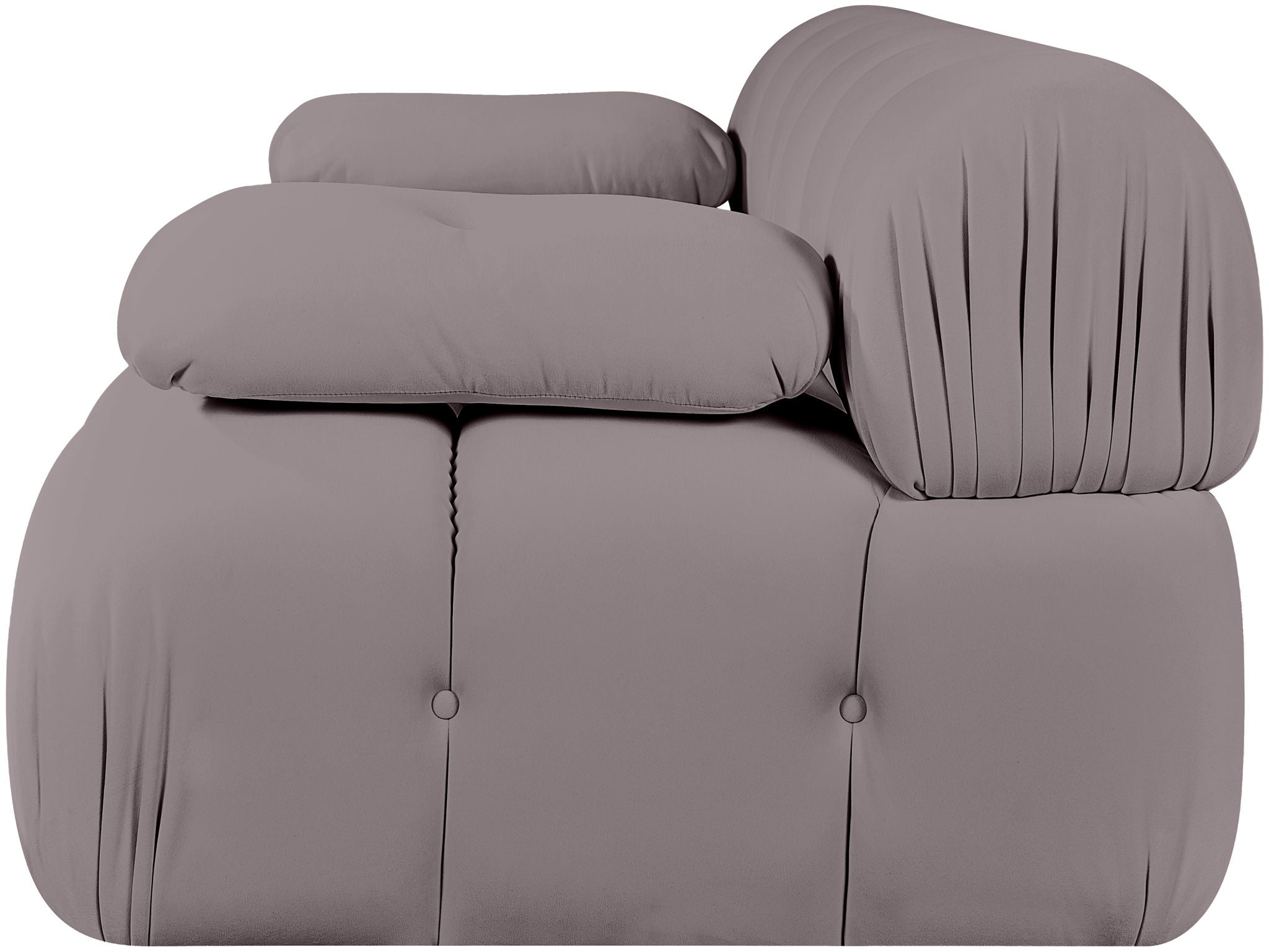 Orin - Velvet Performance Fabric Upholstered 2 Piece Modular Sofa - Urban Living Furniture (Los Angeles, CA)