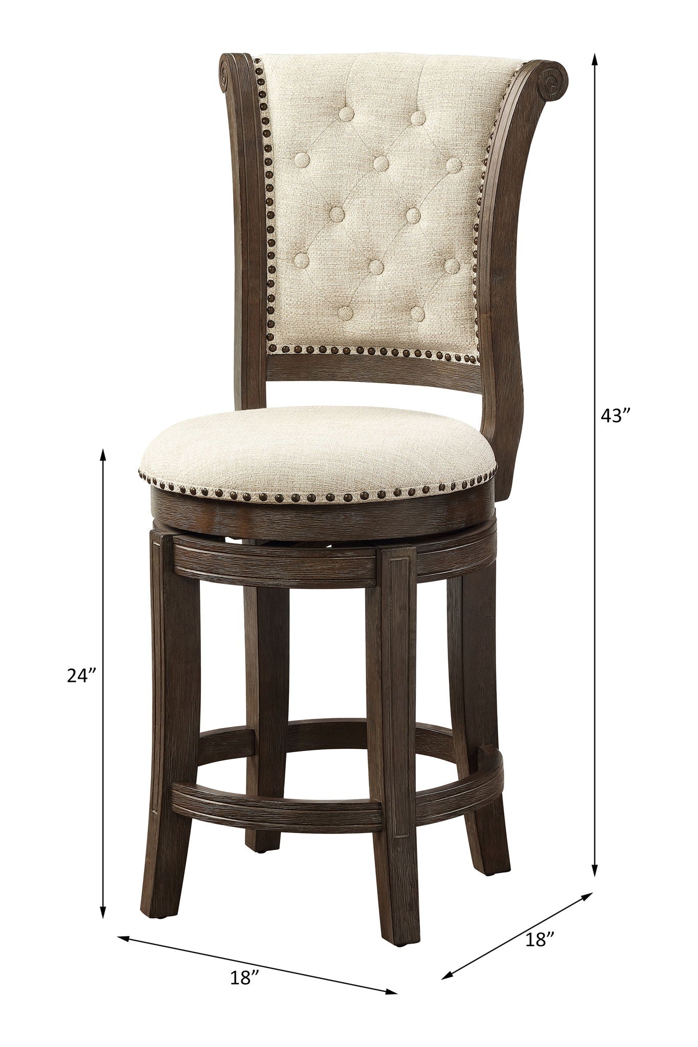 Glison - Counter Height Chair (1Pc) - Urban Living Furniture (Los Angeles, CA)