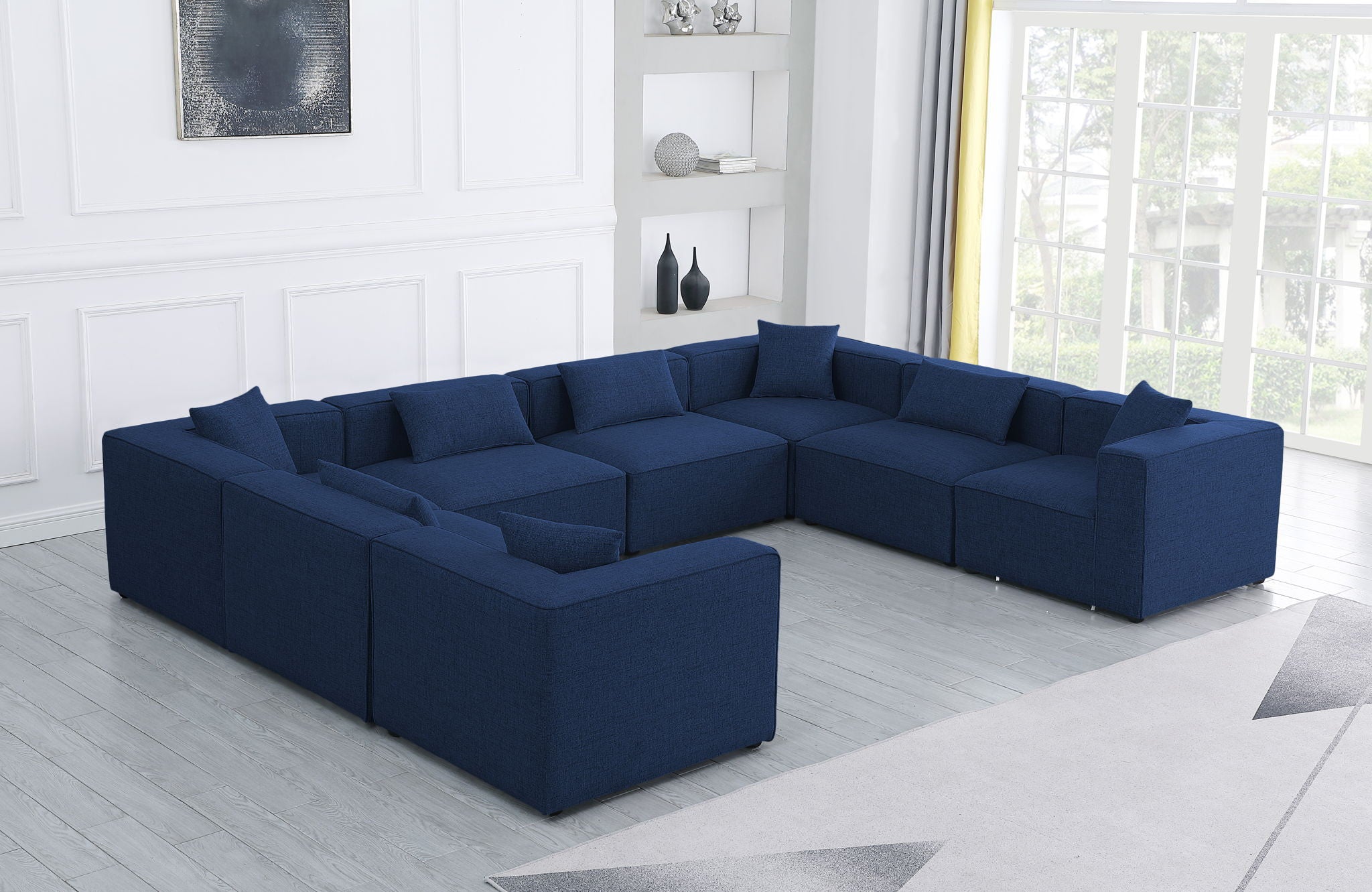 Cube - Linen 8 Piece Modular Sectional - Urban Living Furniture (Los Angeles, CA)