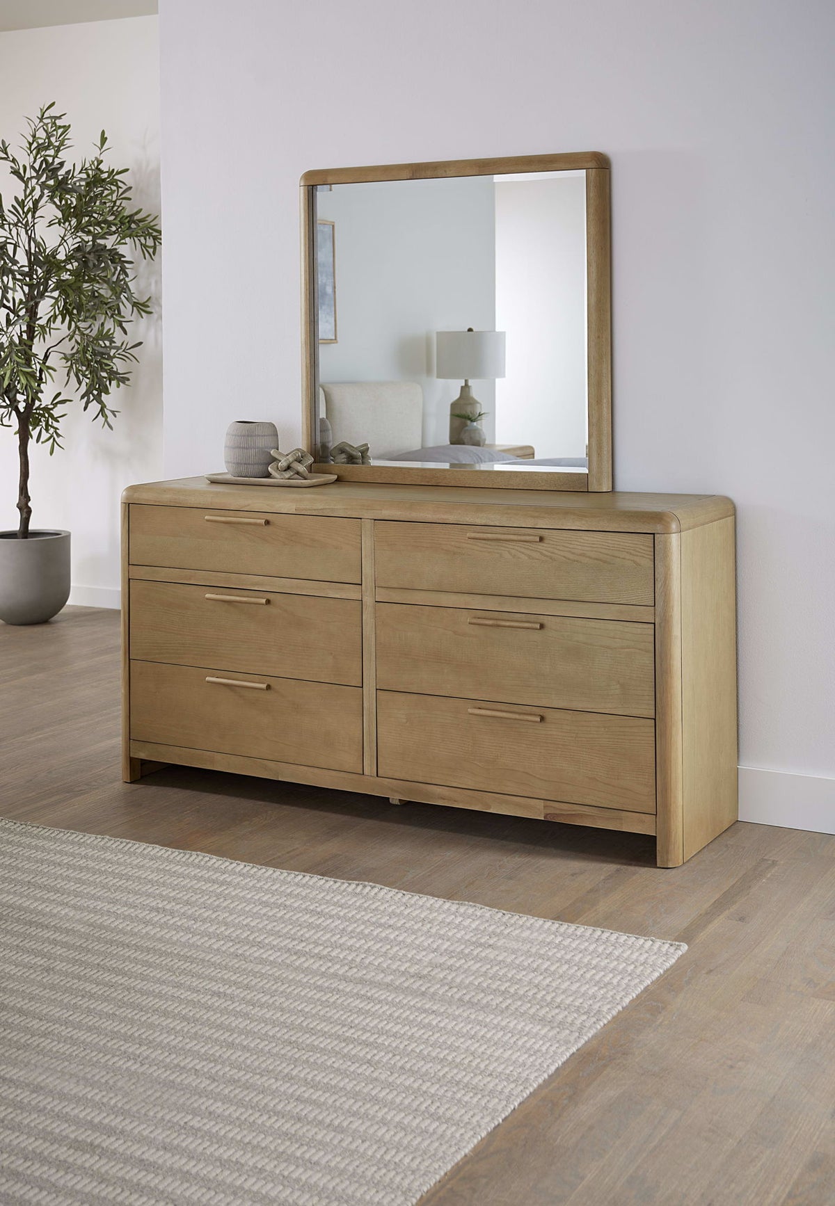 Furano - Wall Or Dresser Mirror - Ginger