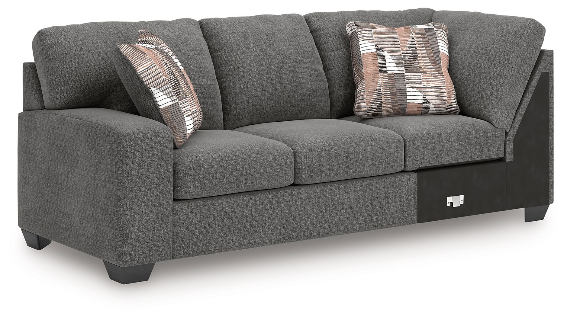 Seyler Lane - Greystone - LAF Sofa With Corner Wedge - Urban Living Furniture (Los Angeles, CA)