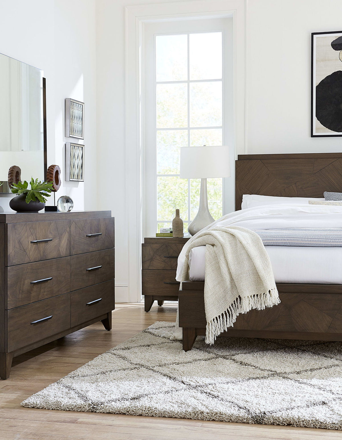 Broderick - Six-Drawer Dresser - Wild Oats Brown (2024)