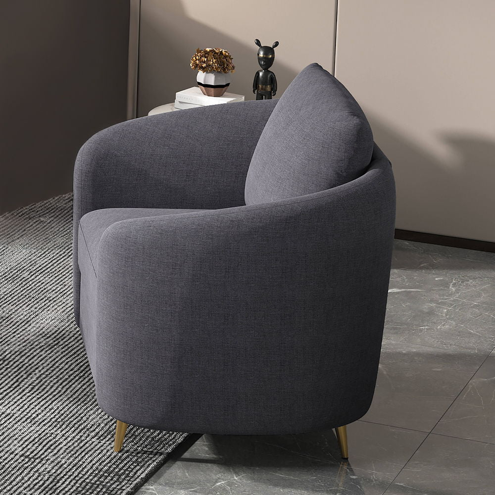 Yuina - Chair - Gray Linen - Urban Living Furniture (Los Angeles, CA)