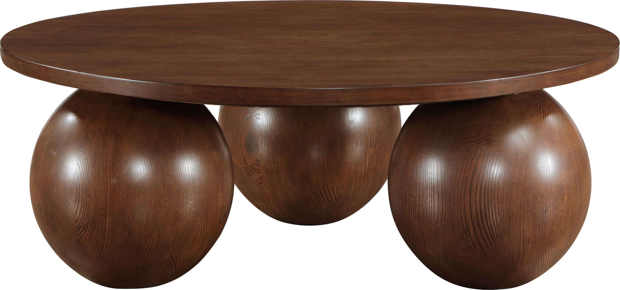 Fitch - Wood Oak Veneer Coffee Table - 3 Legs - Urban Living Furniture (Los Angeles, CA)