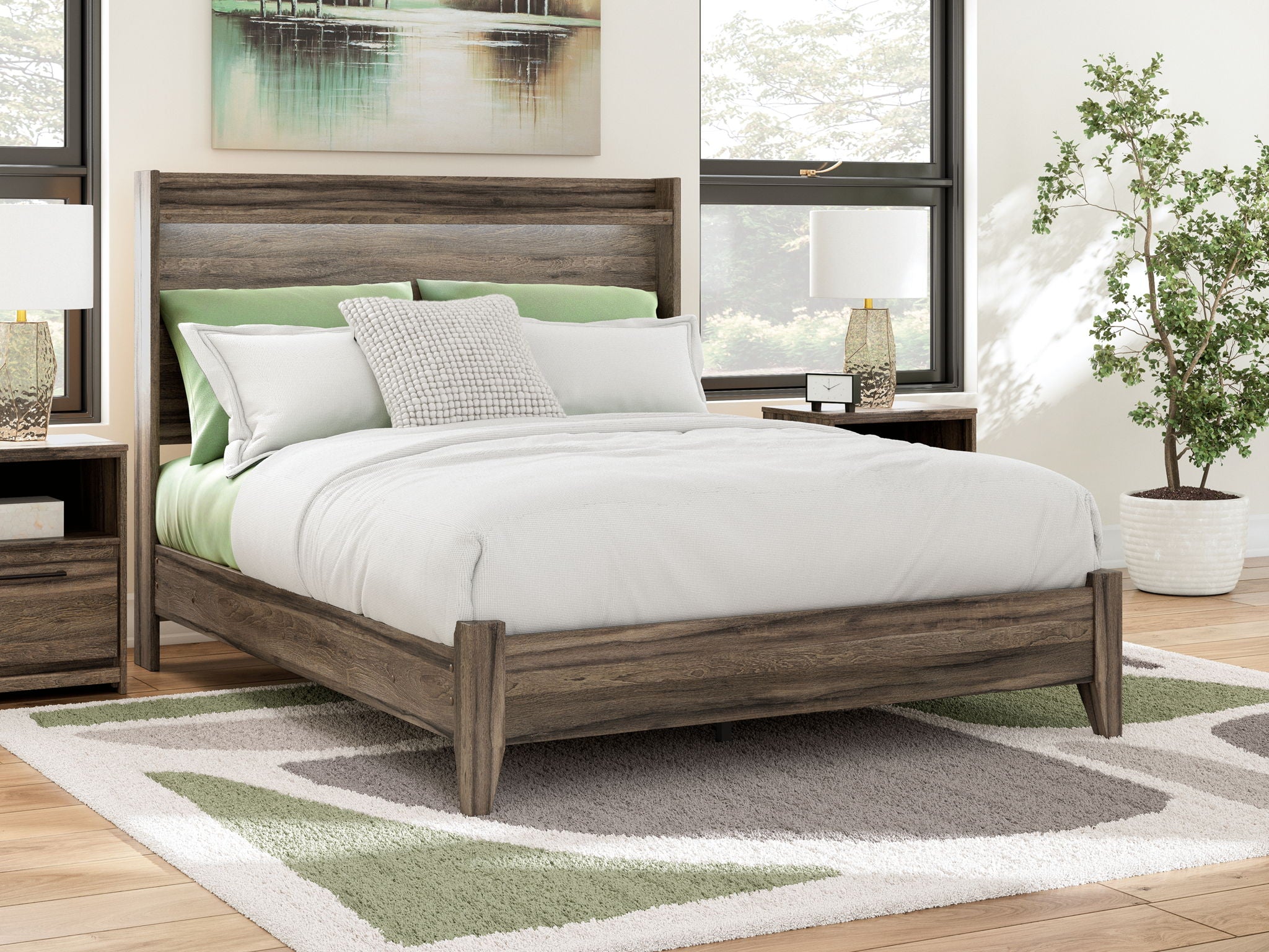 Elbrim - Panel Bed - Urban Living Furniture (Los Angeles, CA)