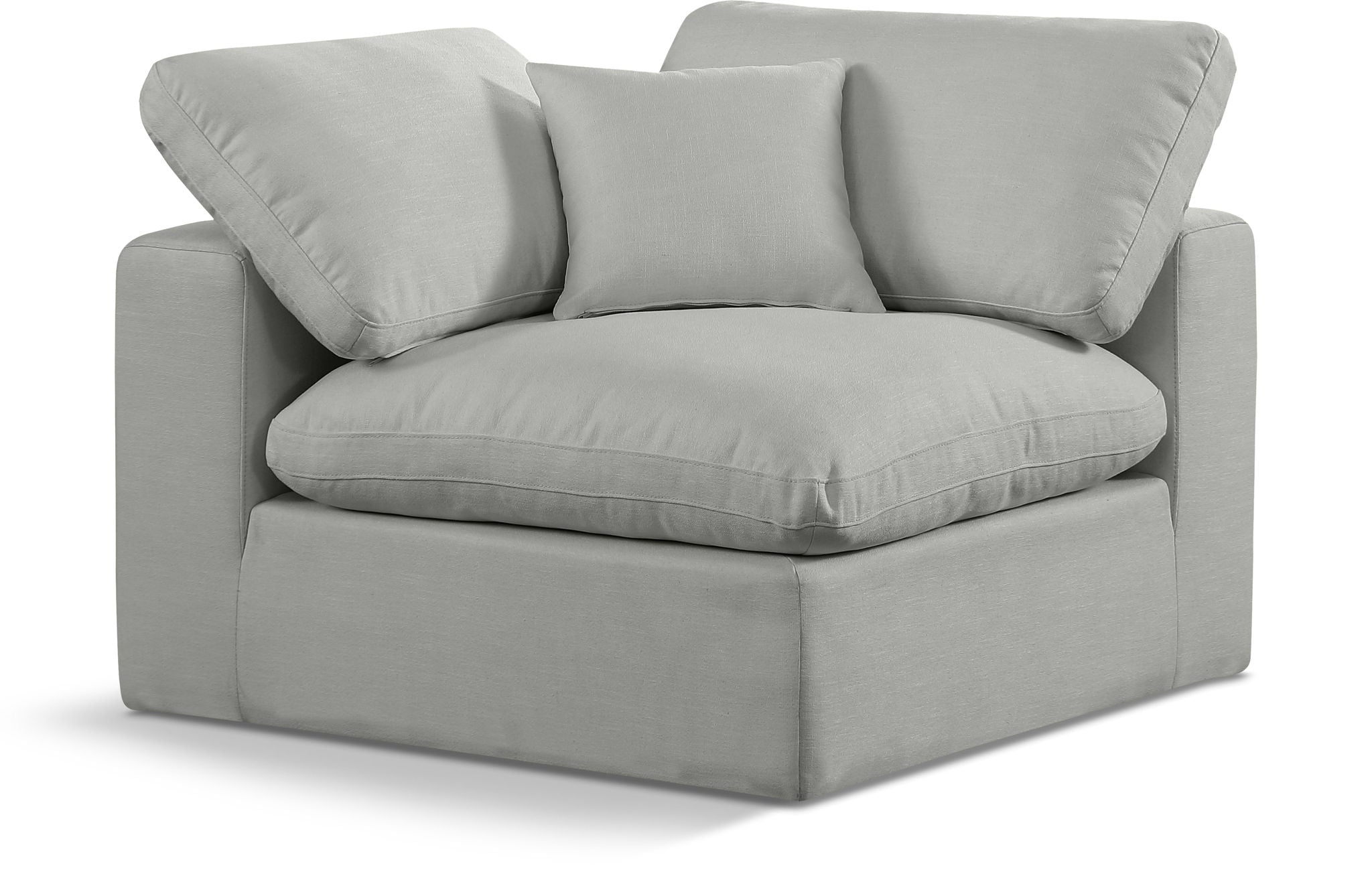 Comfy - Linen Corner Chair - Urban Living Furniture (Los Angeles, CA)