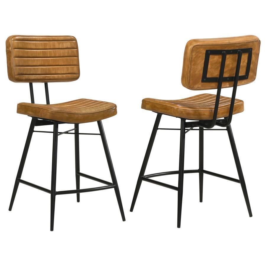 Partridge - Leather Counter Chair (Set of 2) - Urban Living Furniture (Los Angeles, CA)