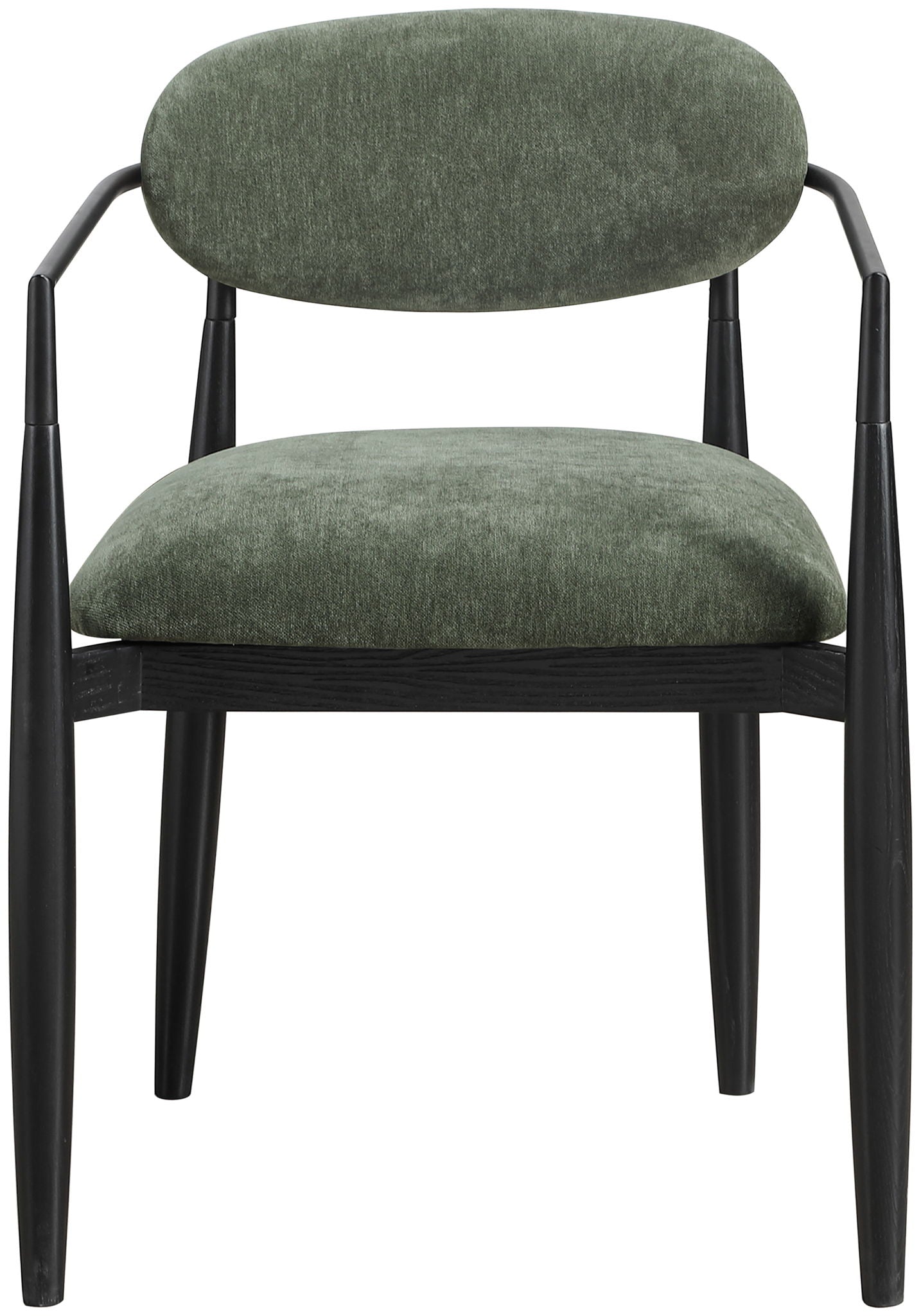 Riccio - Fabric Dining Arm Chair (Set of 2) - Black Frame - Urban Living Furniture (Los Angeles, CA)