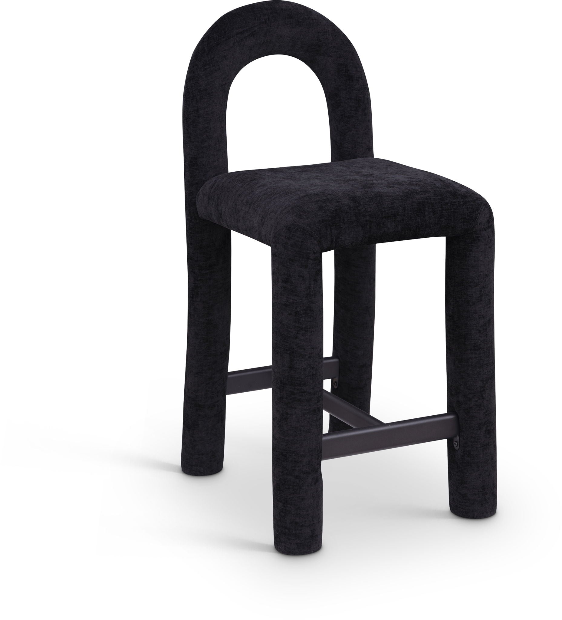 Amari - Chenille Fabric Stool - Urban Living Furniture (Los Angeles, CA)