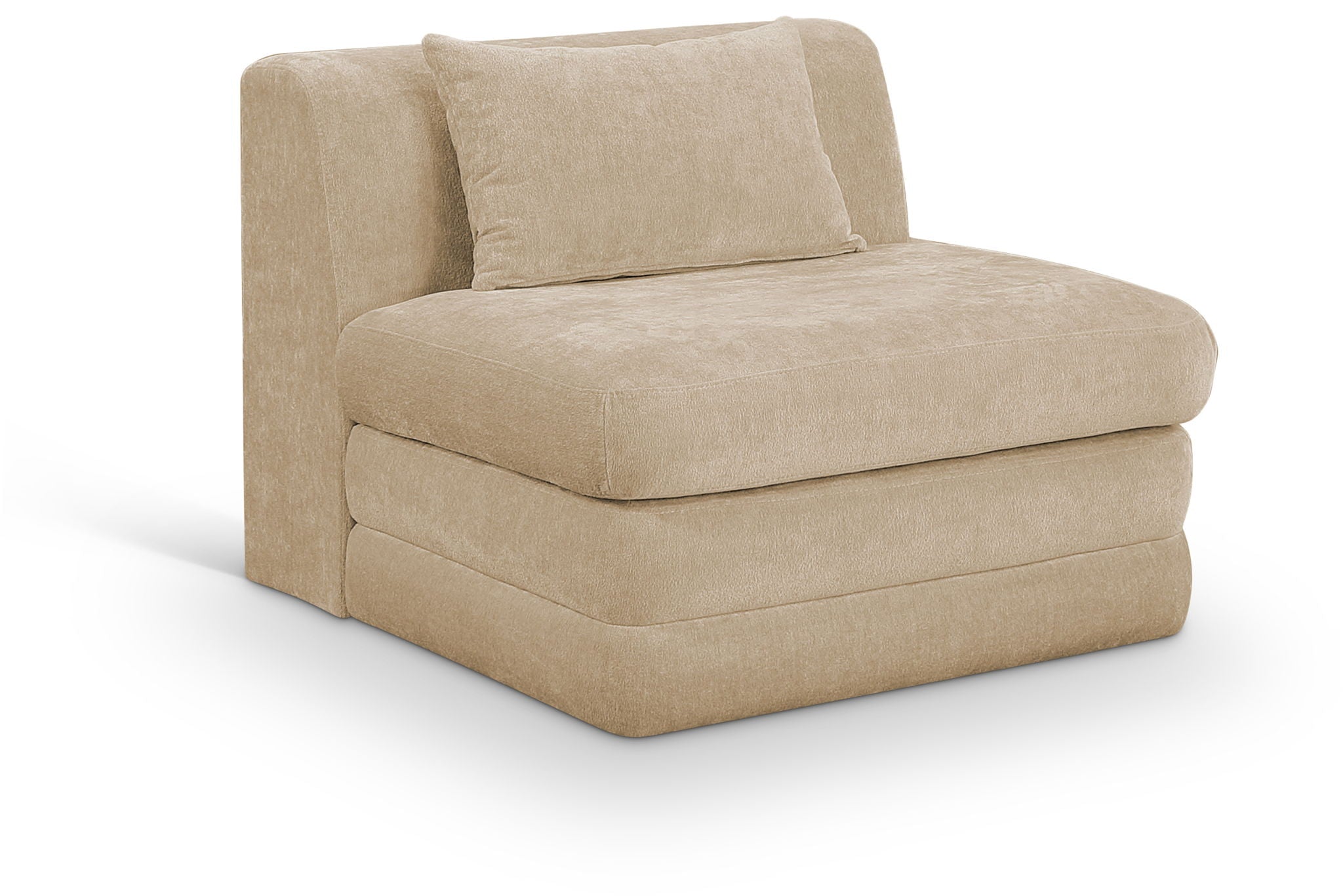 Stellar - Chenille Fabric Upholstered Modular Armless Chair - Urban Living Furniture (Los Angeles, CA)
