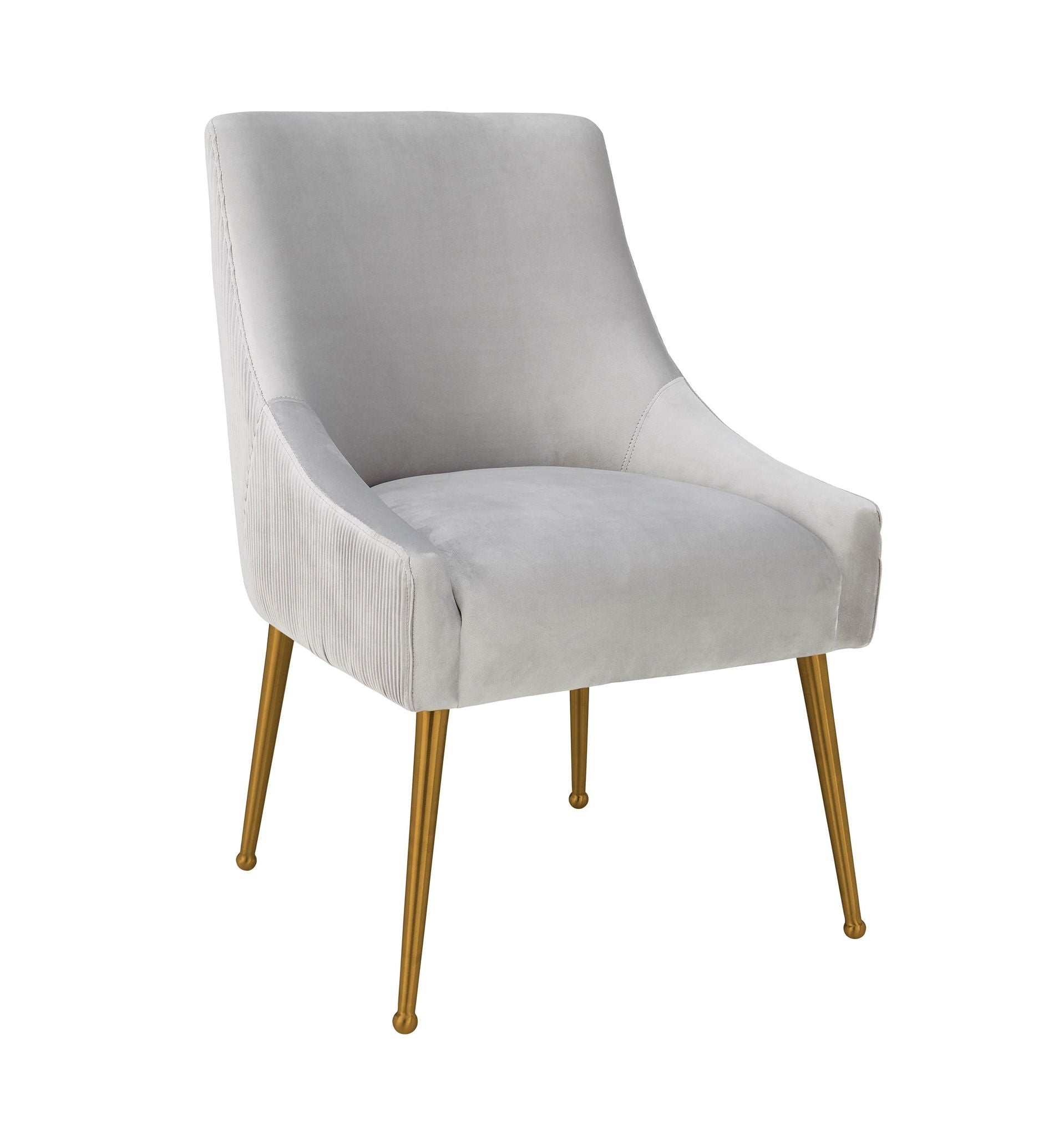 Beatrix - Pleated Velvet Side Chair - Urban Living Furniture (Los Angeles, CA)