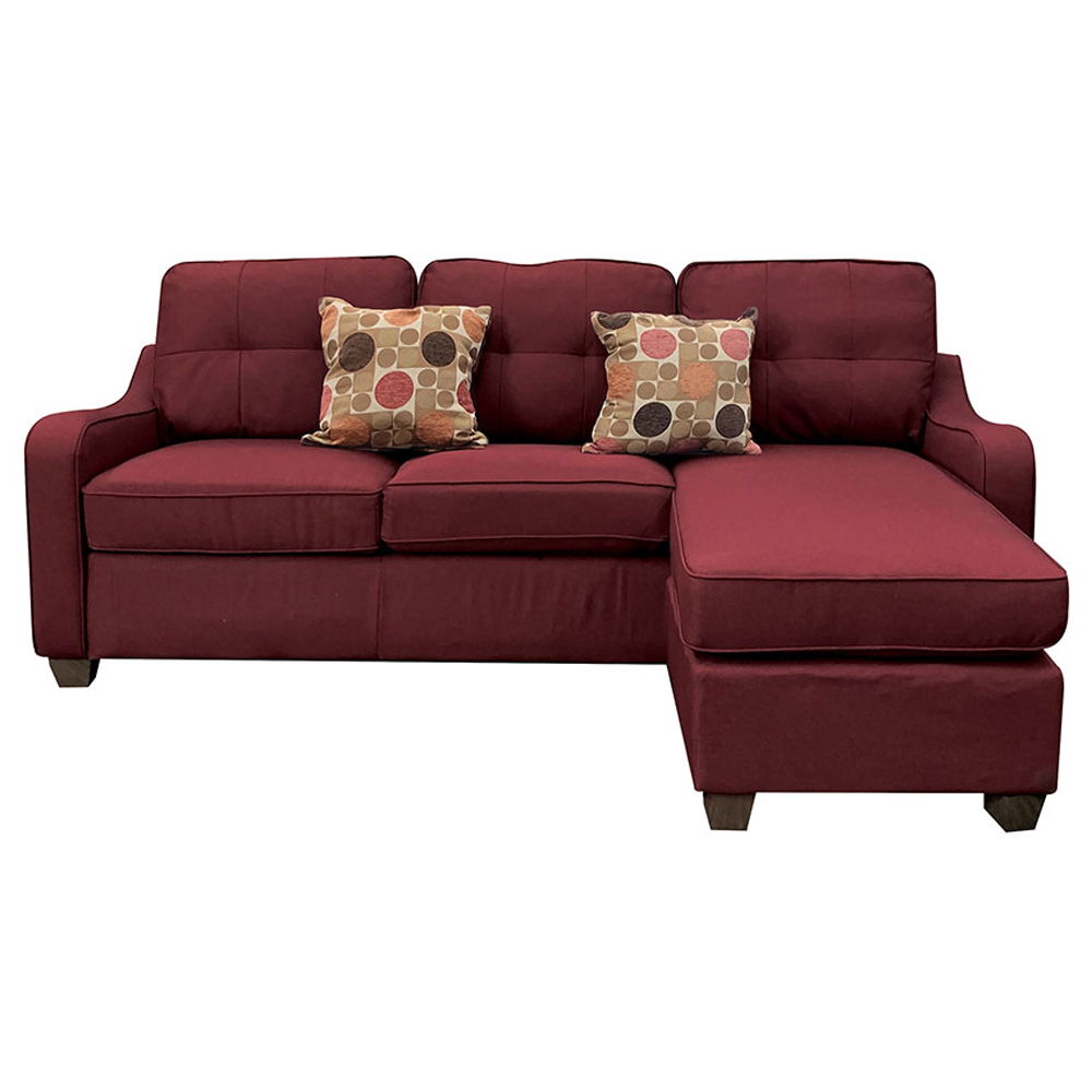 Cleavon II - Sectional Sofa - Red Linen - Urban Living Furniture (Los Angeles, CA)