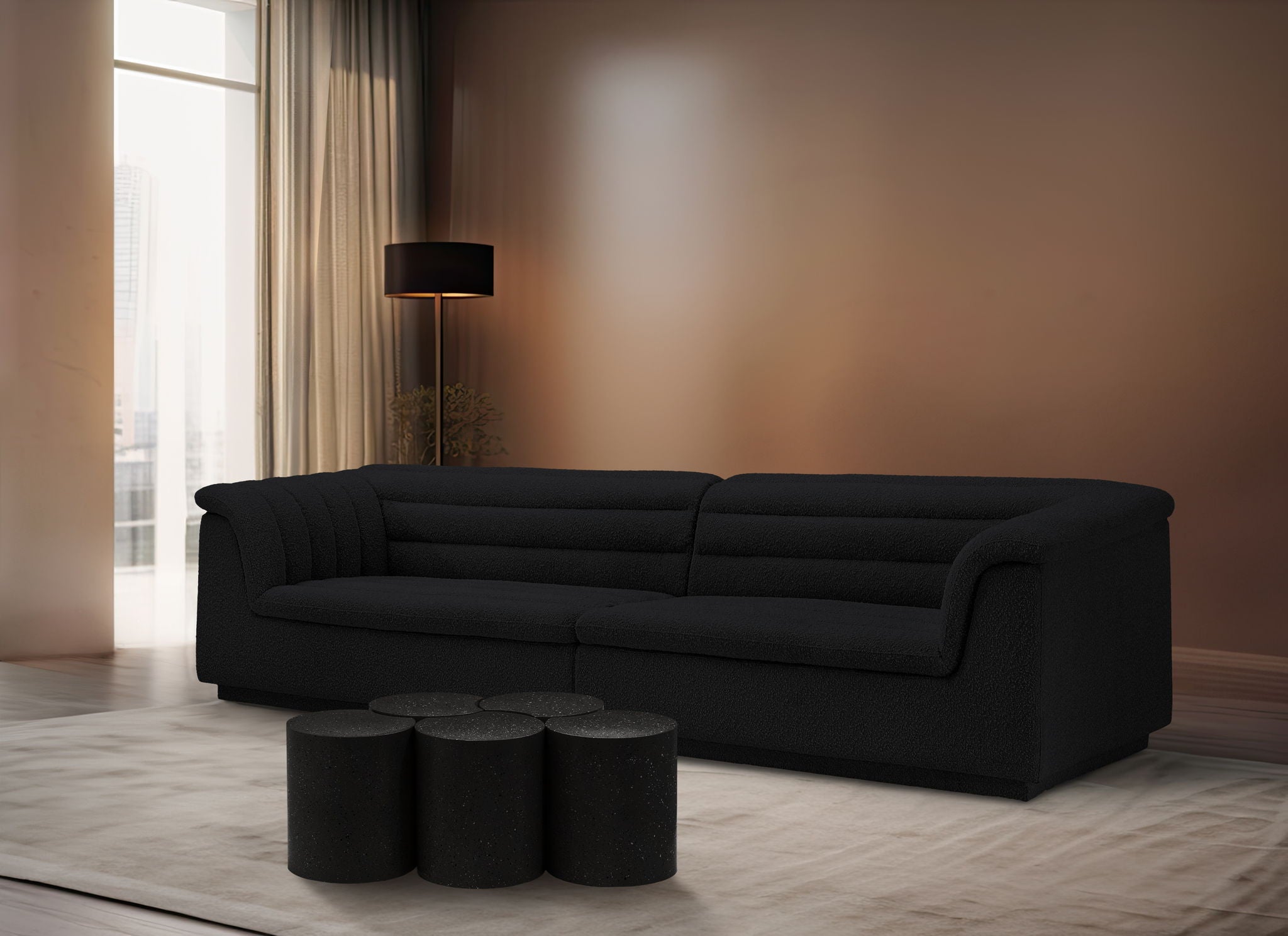 Dimple - 5 Piece Modular Coffee Table - Terazzo Finish - Urban Living Furniture (Los Angeles, CA)