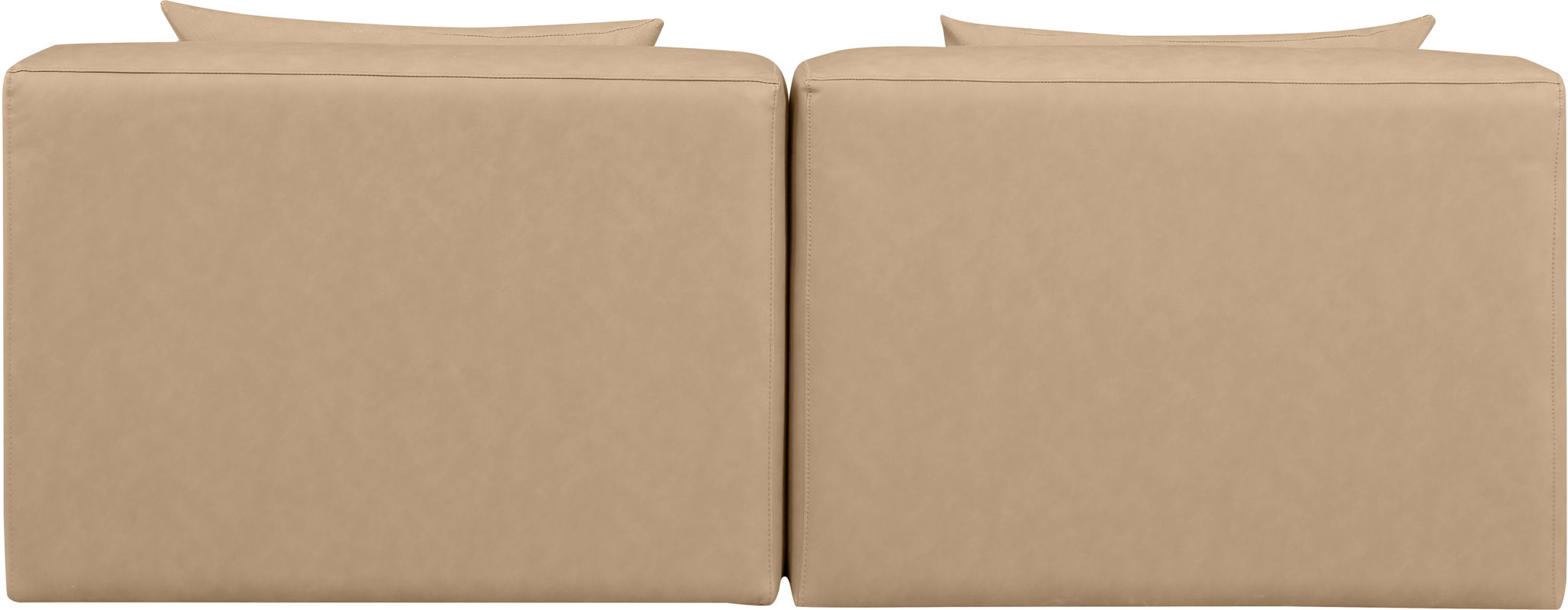 Cube - Modular 2 Piece Armless Sofa - Tan - Urban Living Furniture (Los Angeles, CA)