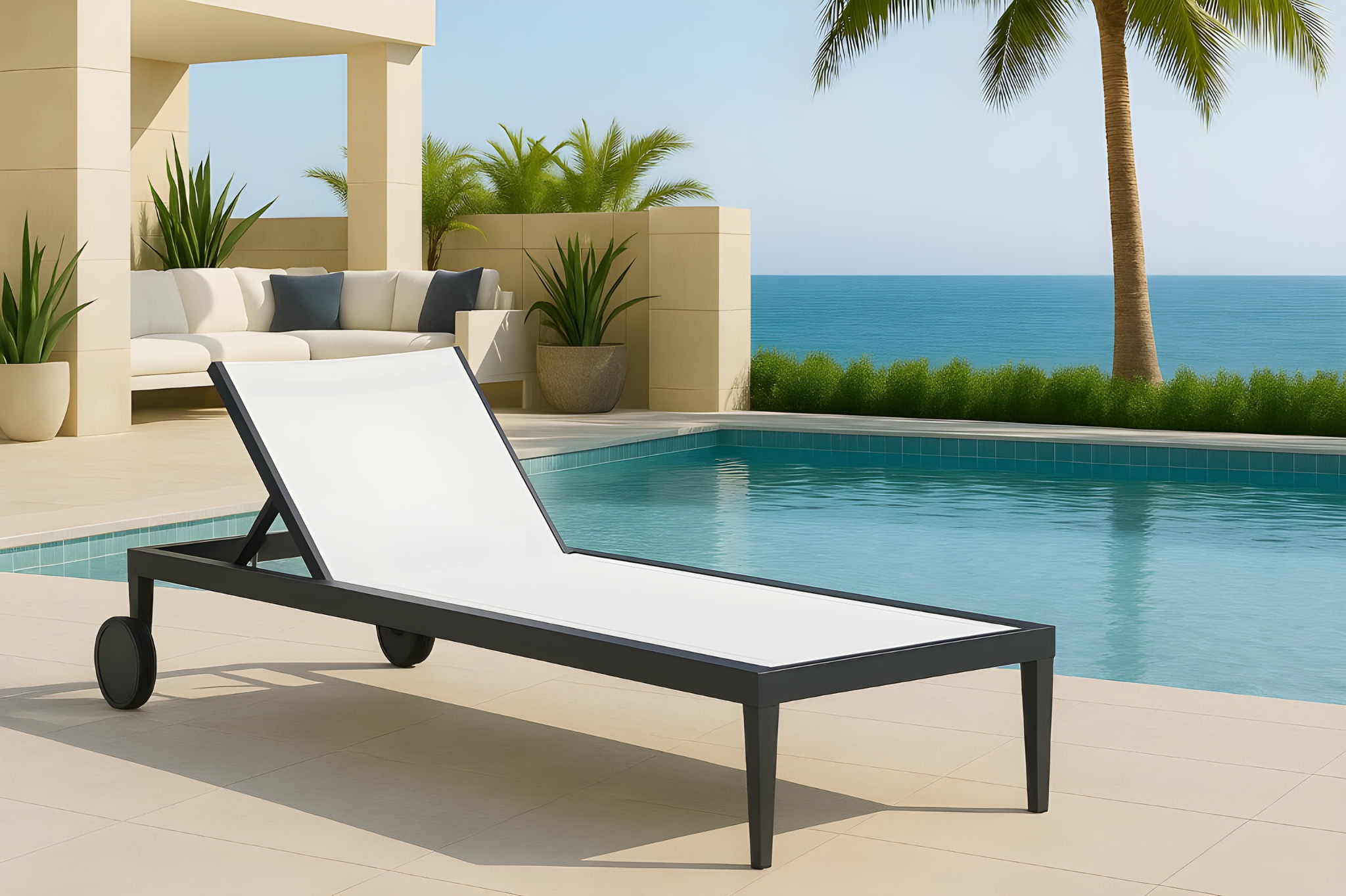 Nizuc - Outdoor Chaise Lounge Chair - Urban Living Furniture (Los Angeles, CA)