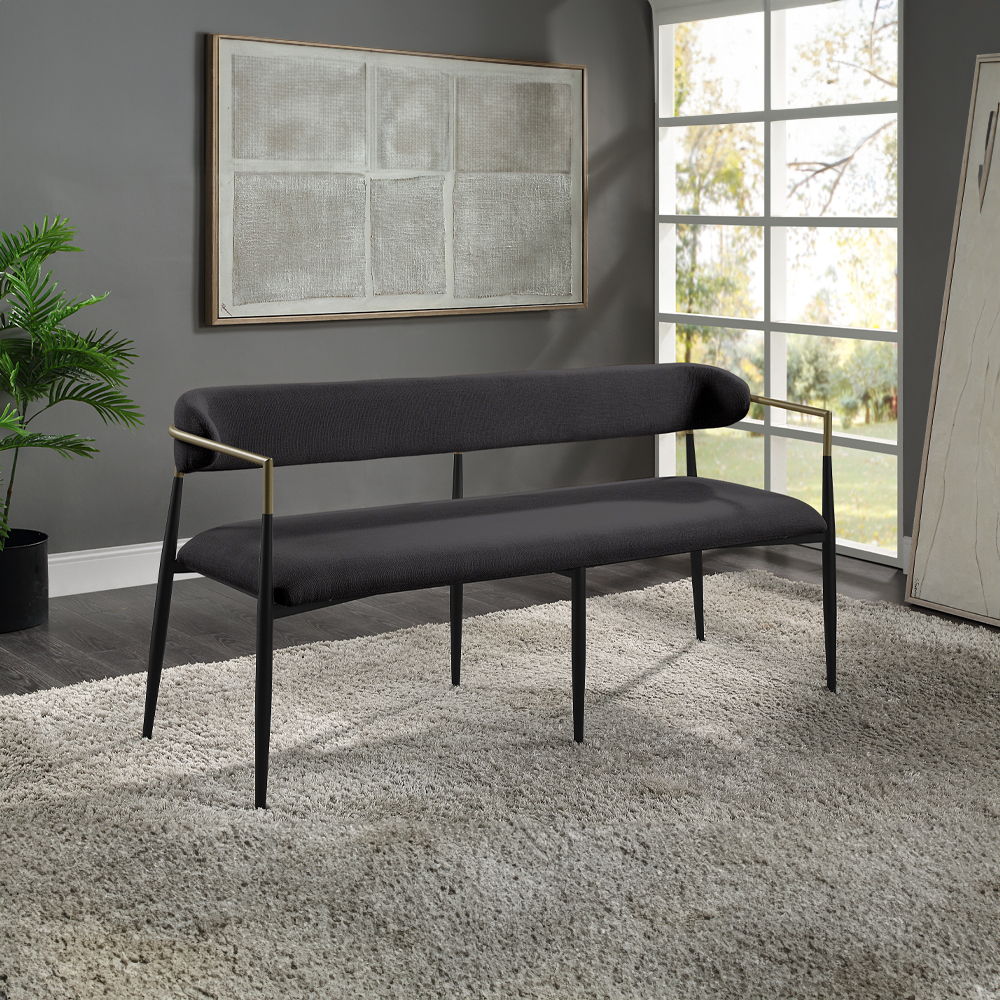 Jaramillo - Chenille Bench - Urban Living Furniture (Los Angeles, CA)