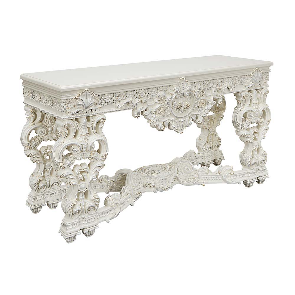 Adara - Sofa Table - Antique White Finish - Urban Living Furniture (Los Angeles, CA)