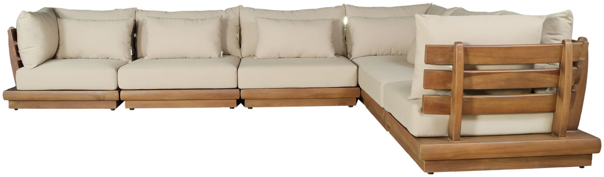 Mirella - 6 Piece Water Resistant Fabric Upholstered Outdoor Patio Modular Sectional - Urban Living Furniture (Los Angeles, CA)