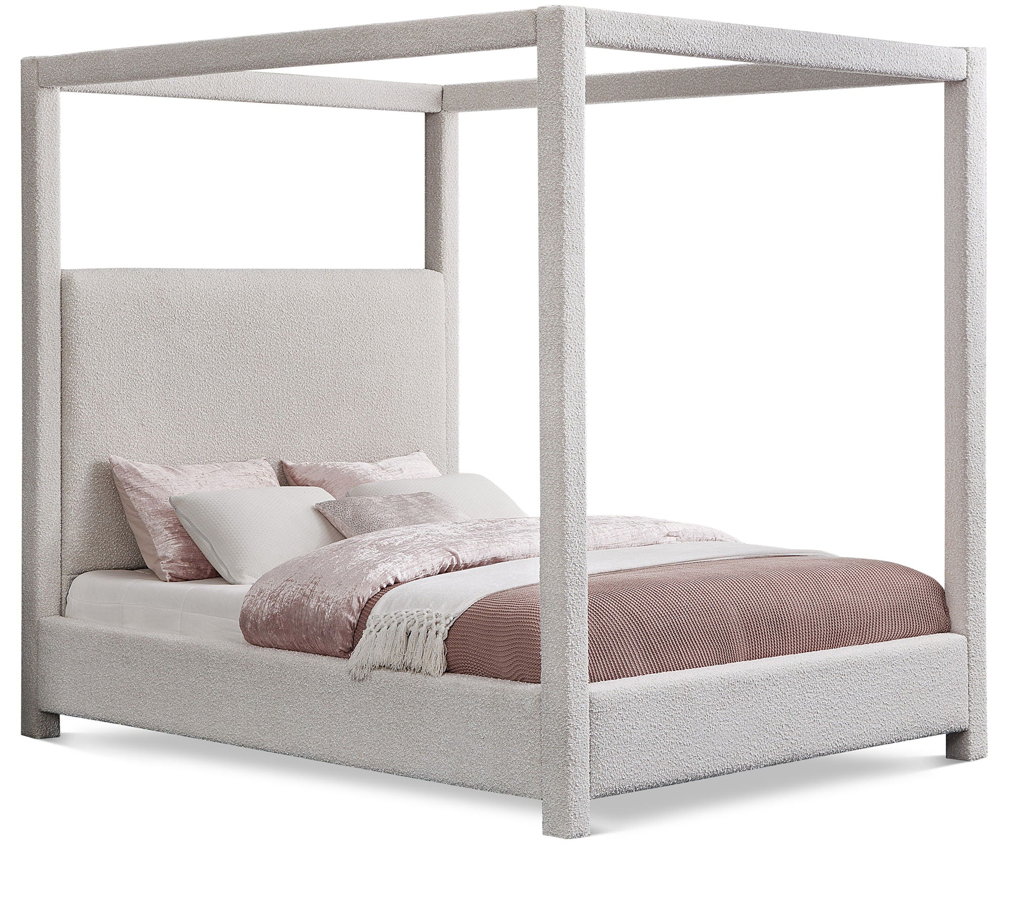 Eden - Boucle Fabric Upholstered Bed - Urban Living Furniture (Los Angeles, CA)