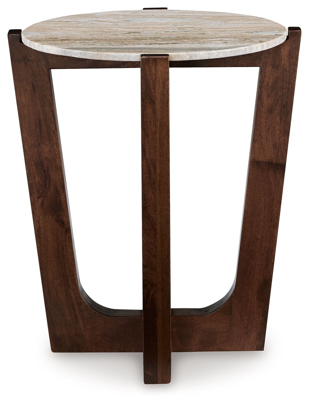 Tanidore - Warm Brown - Round End Table - Urban Living Furniture (Los Angeles, CA)