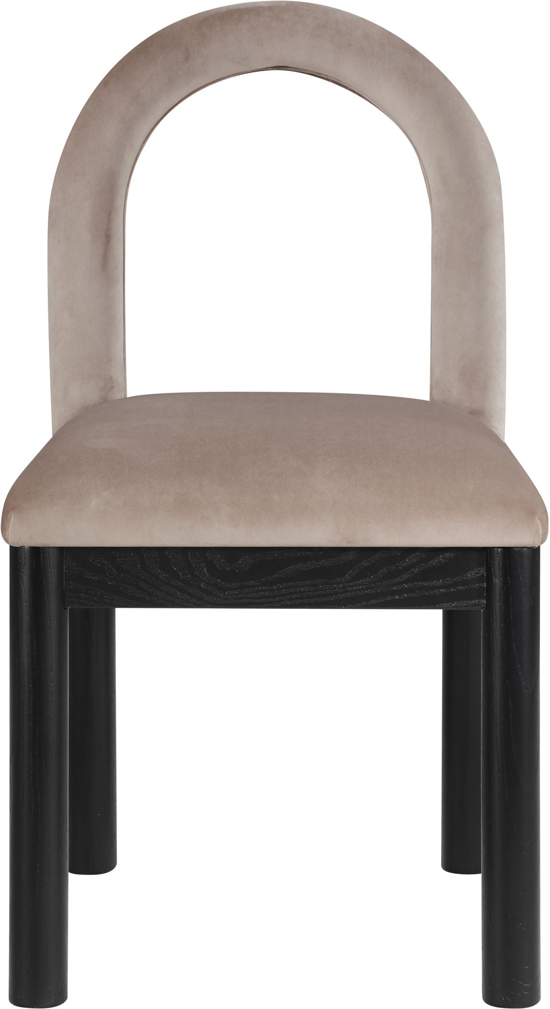 Conrad - Velvet Dining Chair With Black Legs - Urban Living Furniture (Los Angeles, CA)