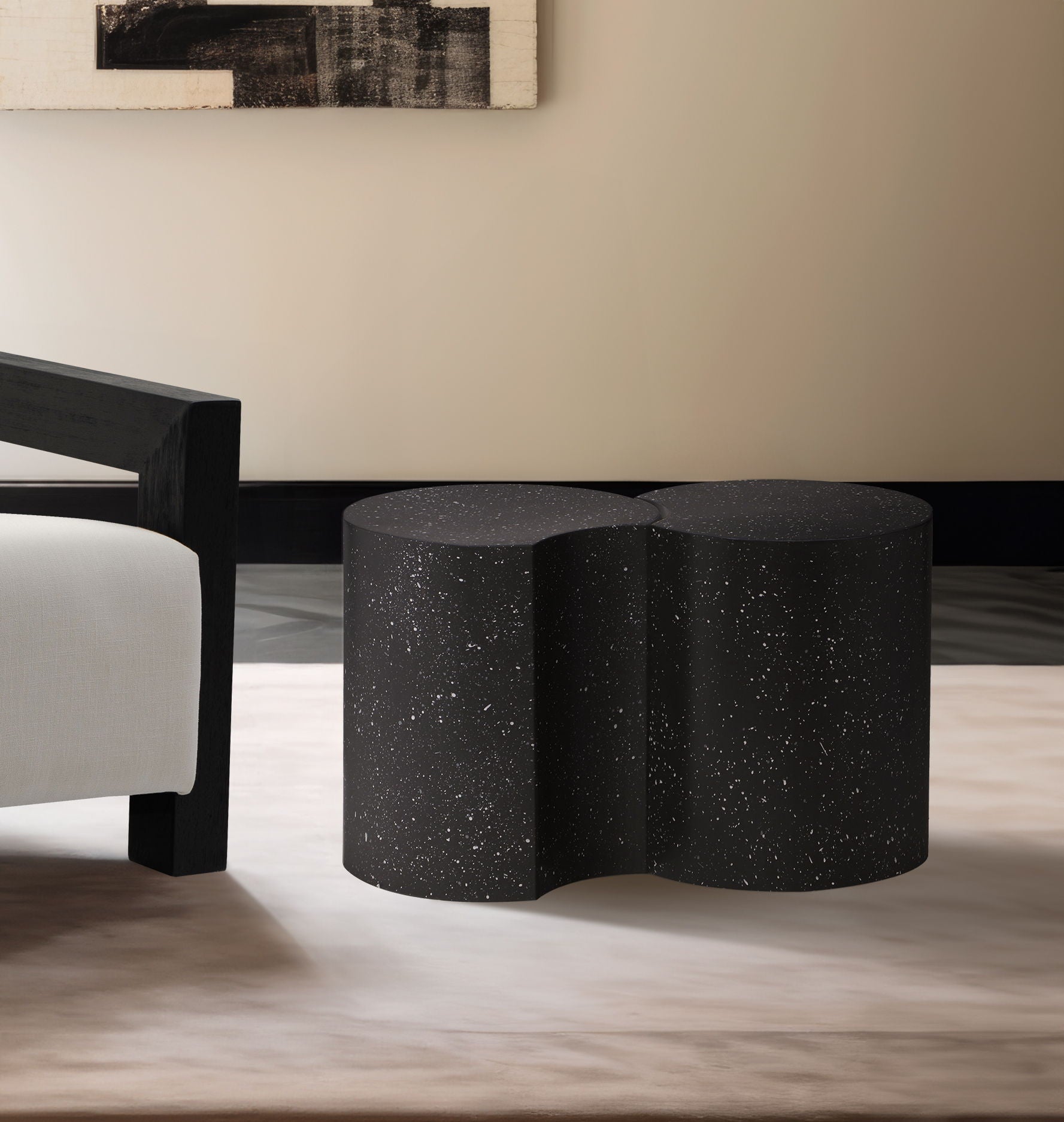Dimple - 2 Piece Modular End Table - Terazzo Finish - Urban Living Furniture (Los Angeles, CA)