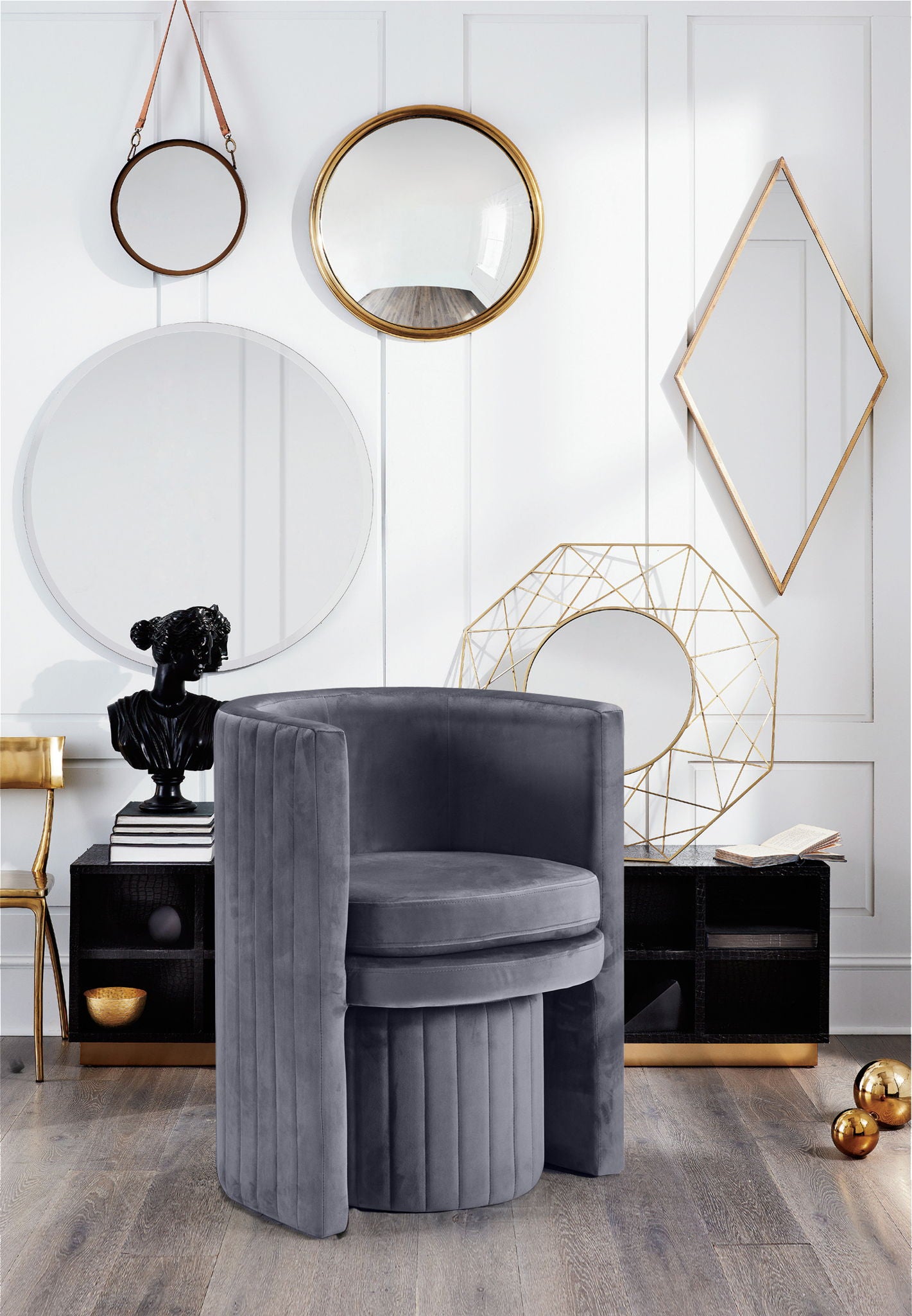 Selena - Accent Chair and Ottoman Set - Urban Living Furniture (Los Angeles, CA)