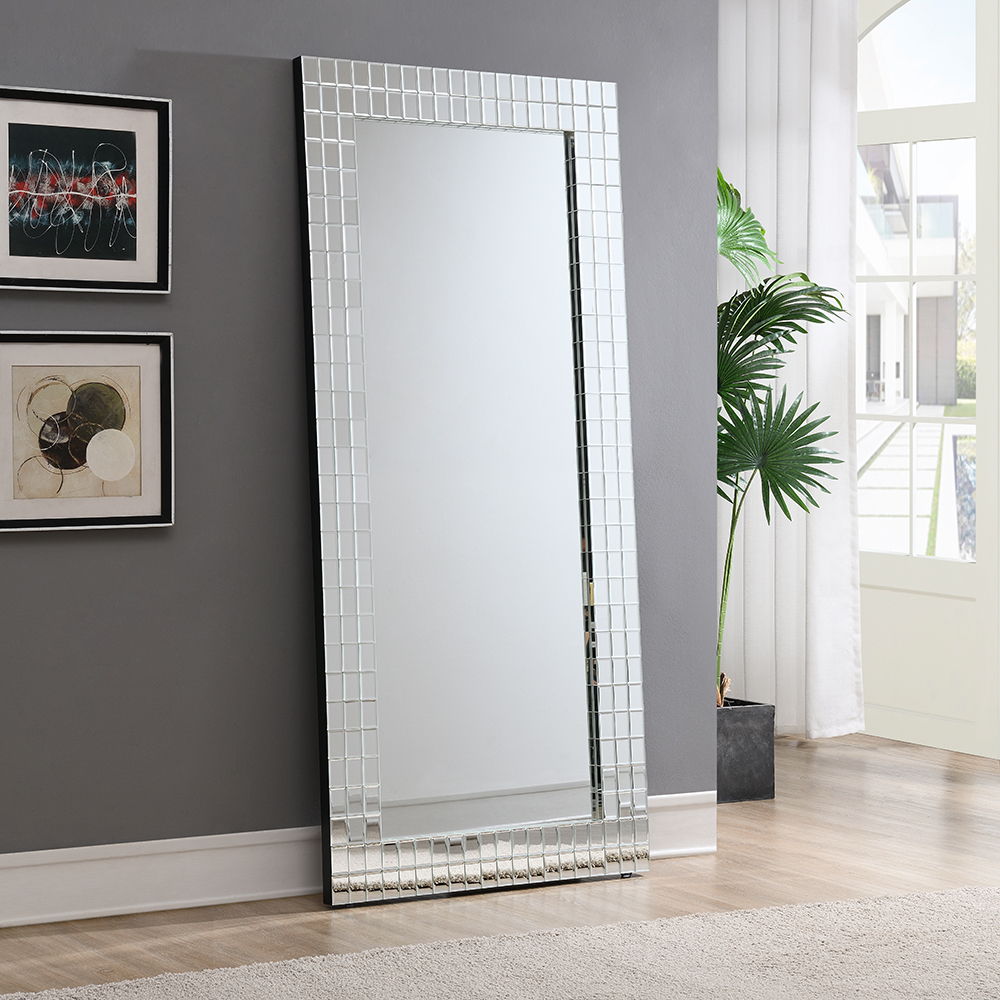 Dominic - Accent Mirror - Pearl Silver - Urban Living Furniture (Los Angeles, CA)