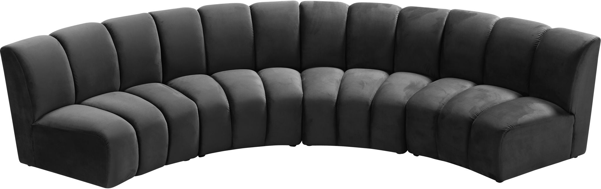 Infinity - 4 Piece Velvet Modular Sectional - Urban Living Furniture (Los Angeles, CA)