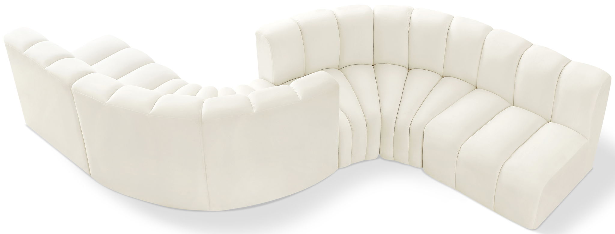 Arc - Velvet 6 Piece Modular Sofa - Urban Living Furniture (Los Angeles, CA)