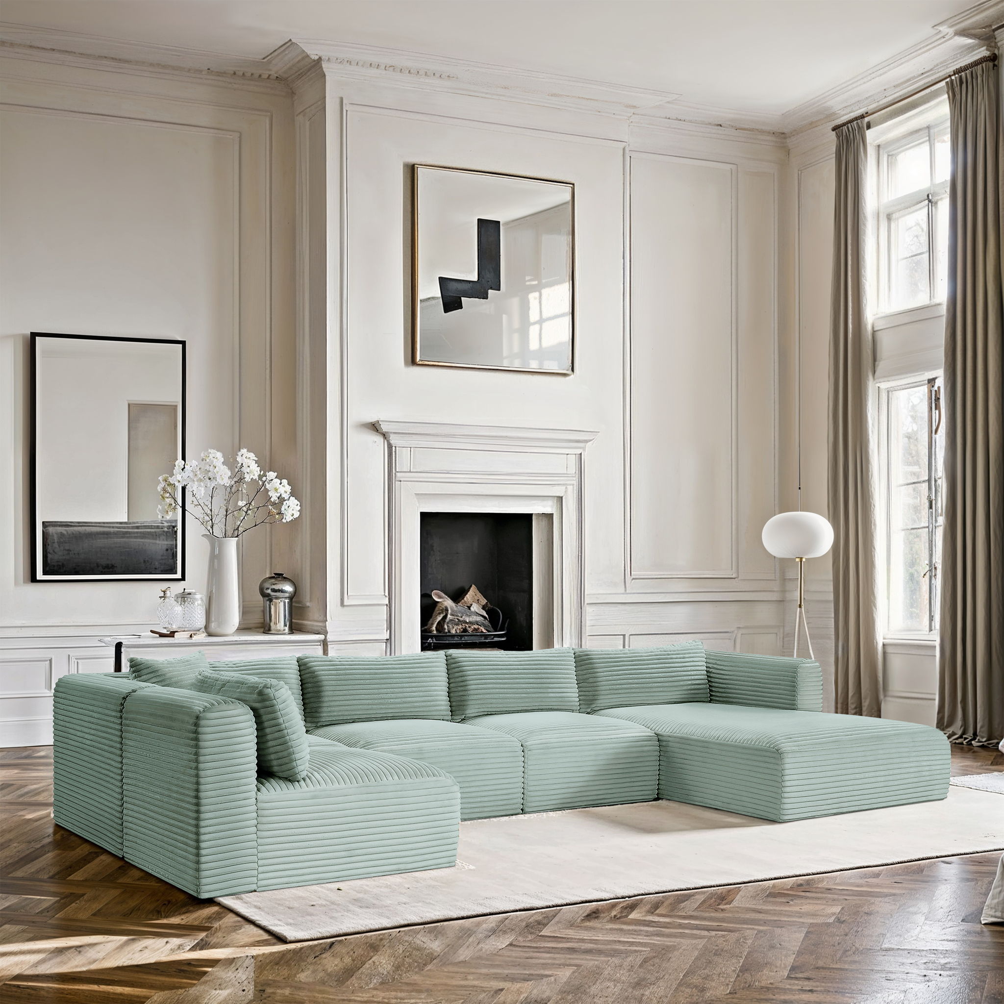 Shaggy - 5 Piece Modular U-Shaped Sectional - Urban Living Furniture (Los Angeles, CA)