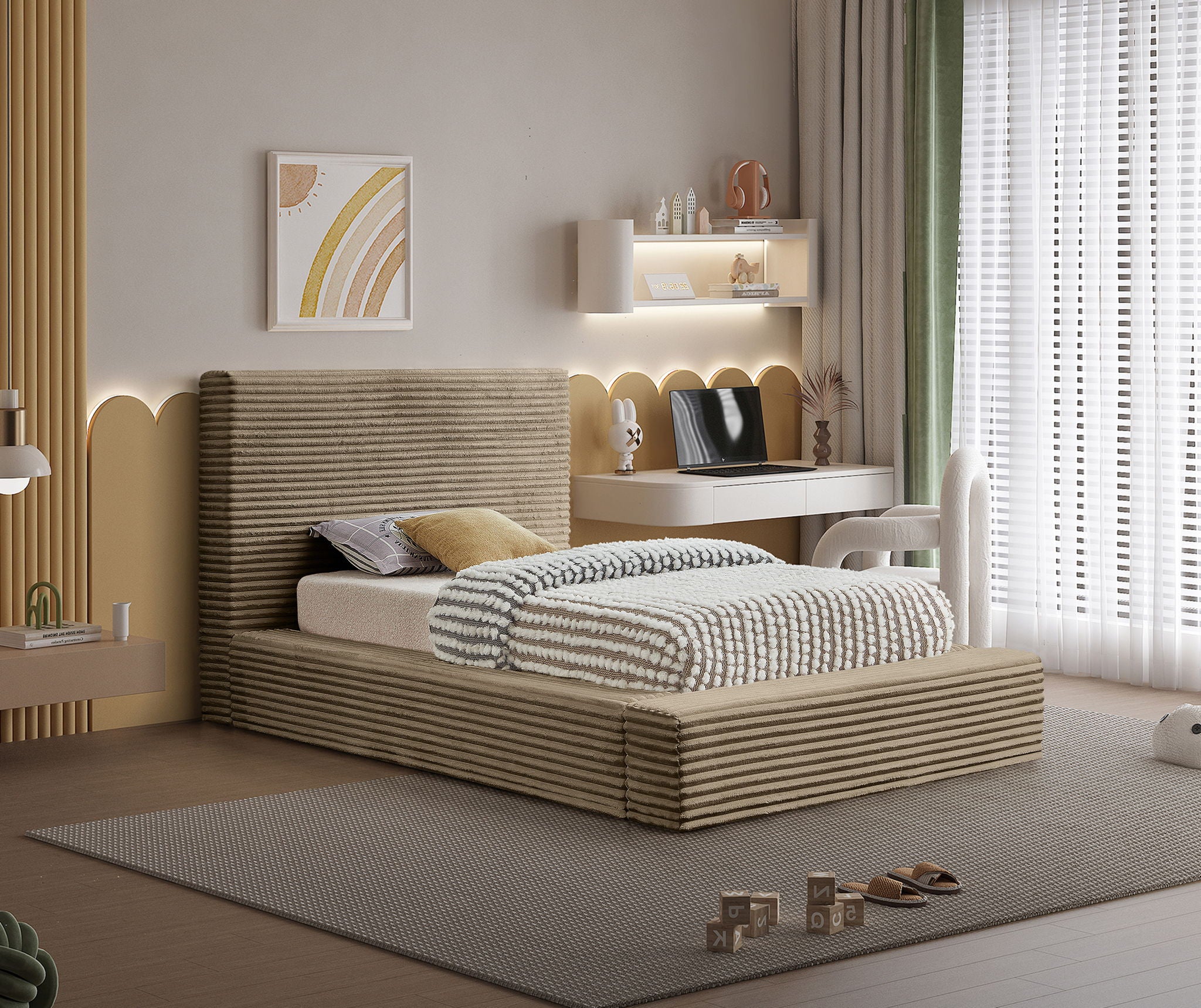 Dexter - Upholstered Bed - Urban Living Furniture (Los Angeles, CA)