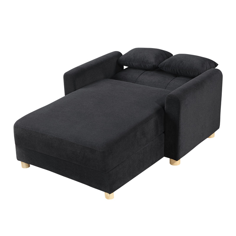 Thomas - 42.5" Convertible Sleeper Chaise Lounge Chair with Storage - Urban Living Furniture (Los Angeles, CA)