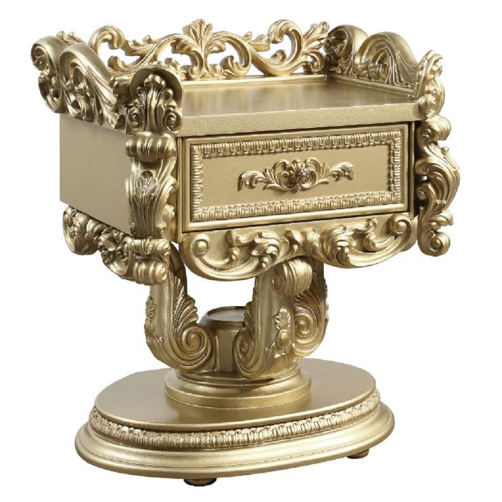 Bernadette - Nightstand - Gold - Urban Living Furniture (Los Angeles, CA)