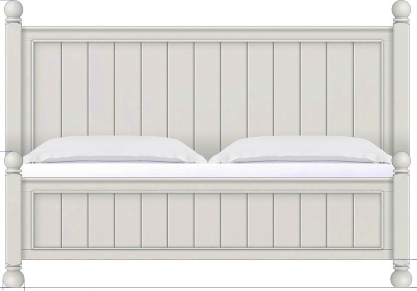 Kellie - Panel Bed