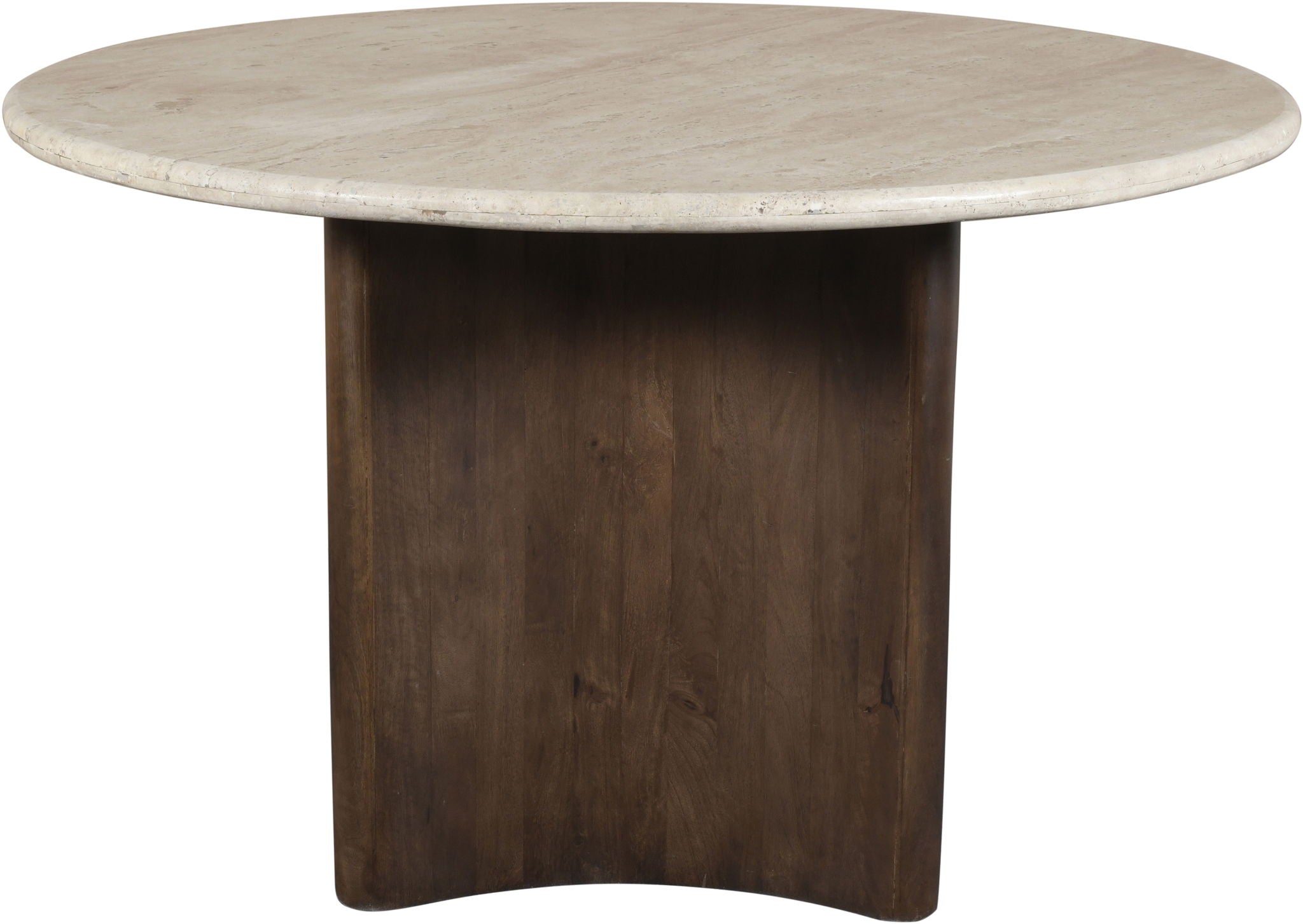 Pietra - Travertine And Mango Wood Dining Table - Urban Living Furniture (Los Angeles, CA)