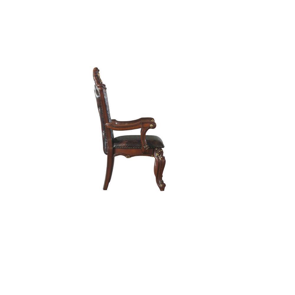 Picardy - Chair (Set of 2) - Cherry Oak & PU - Urban Living Furniture (Los Angeles, CA)
